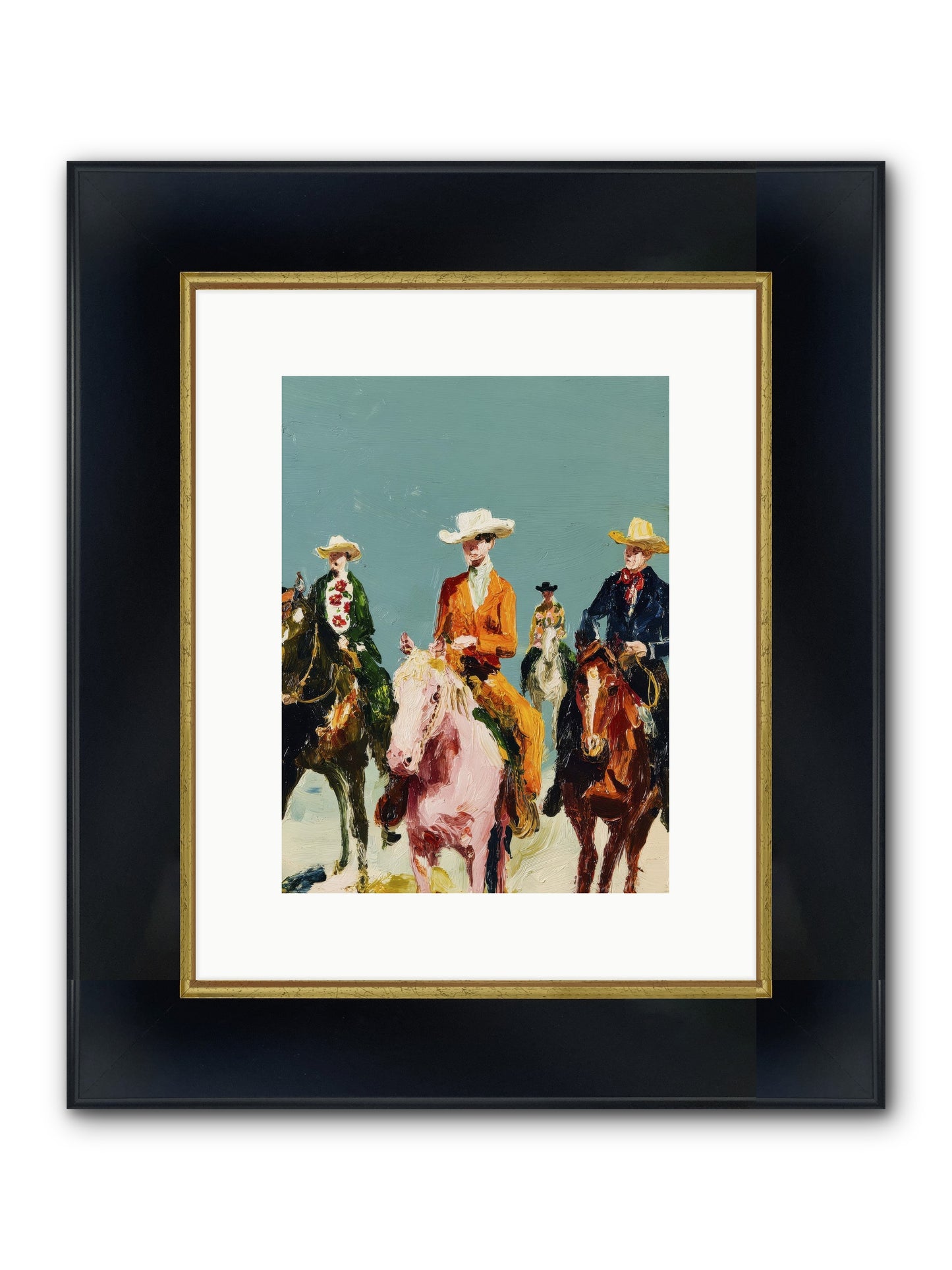 The Rhythm We Don't Name Framed Print - Wide Black w/Gold 9x12