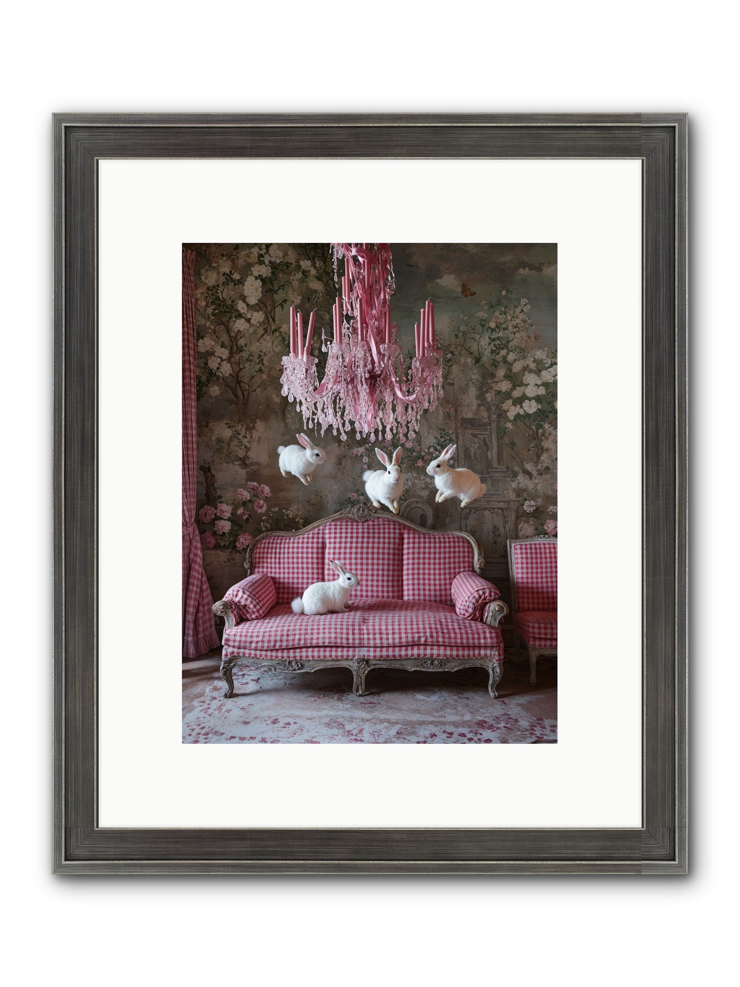 The Rose Rebellion Framed Print - Slimwoods Black/Silver 9x12
