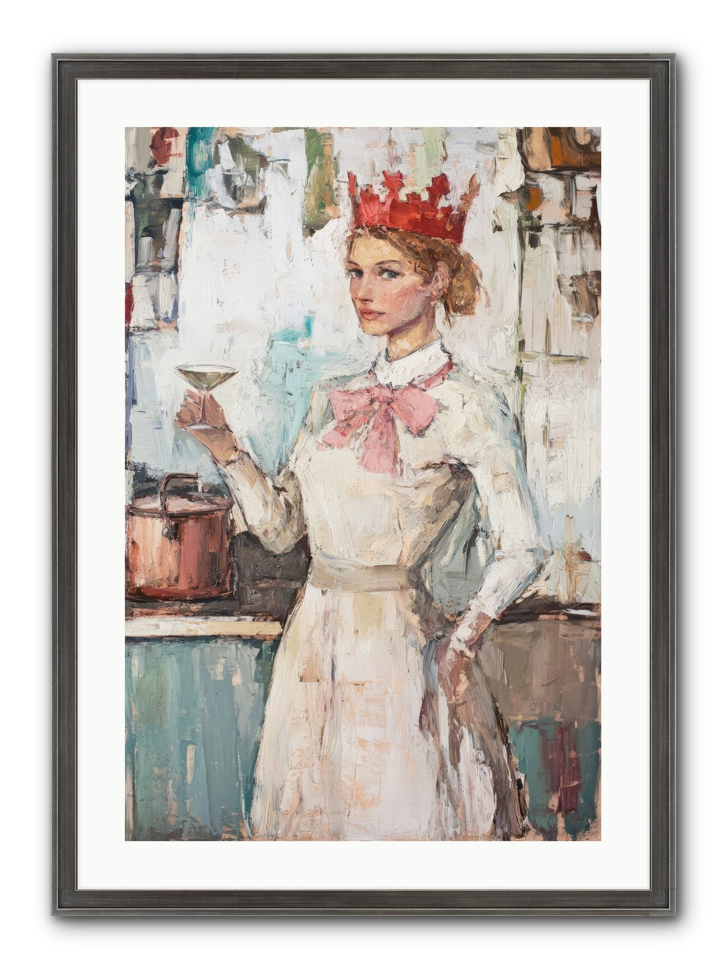 The Royal Nightcap Framed Print - Slimwoods Black/Silver 20x30