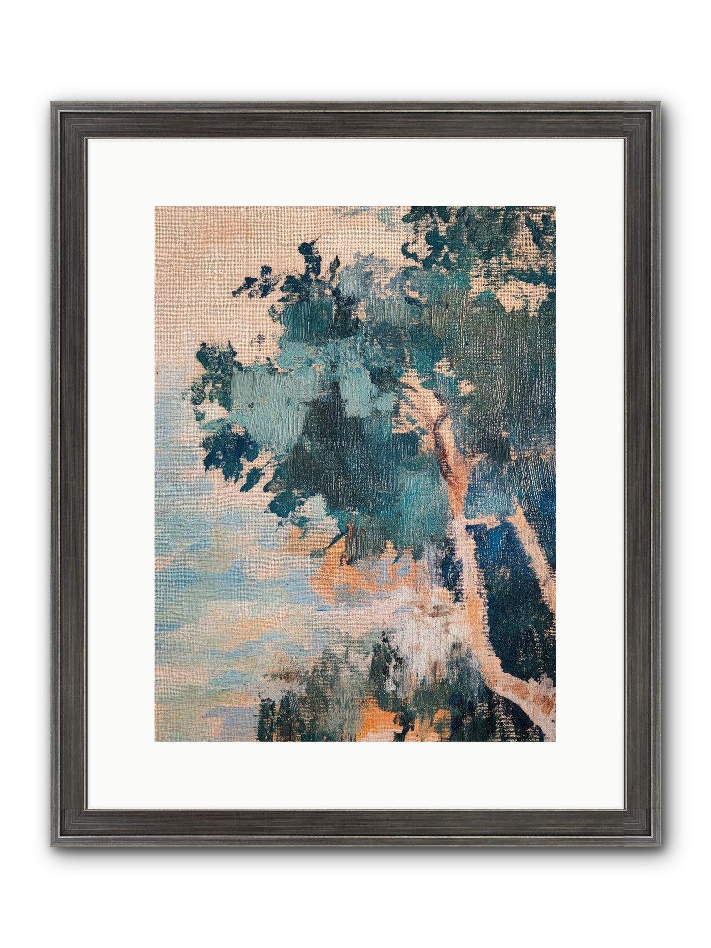 The Sacred Grove Framed Print - Slimwoods Black/Silver 12x16