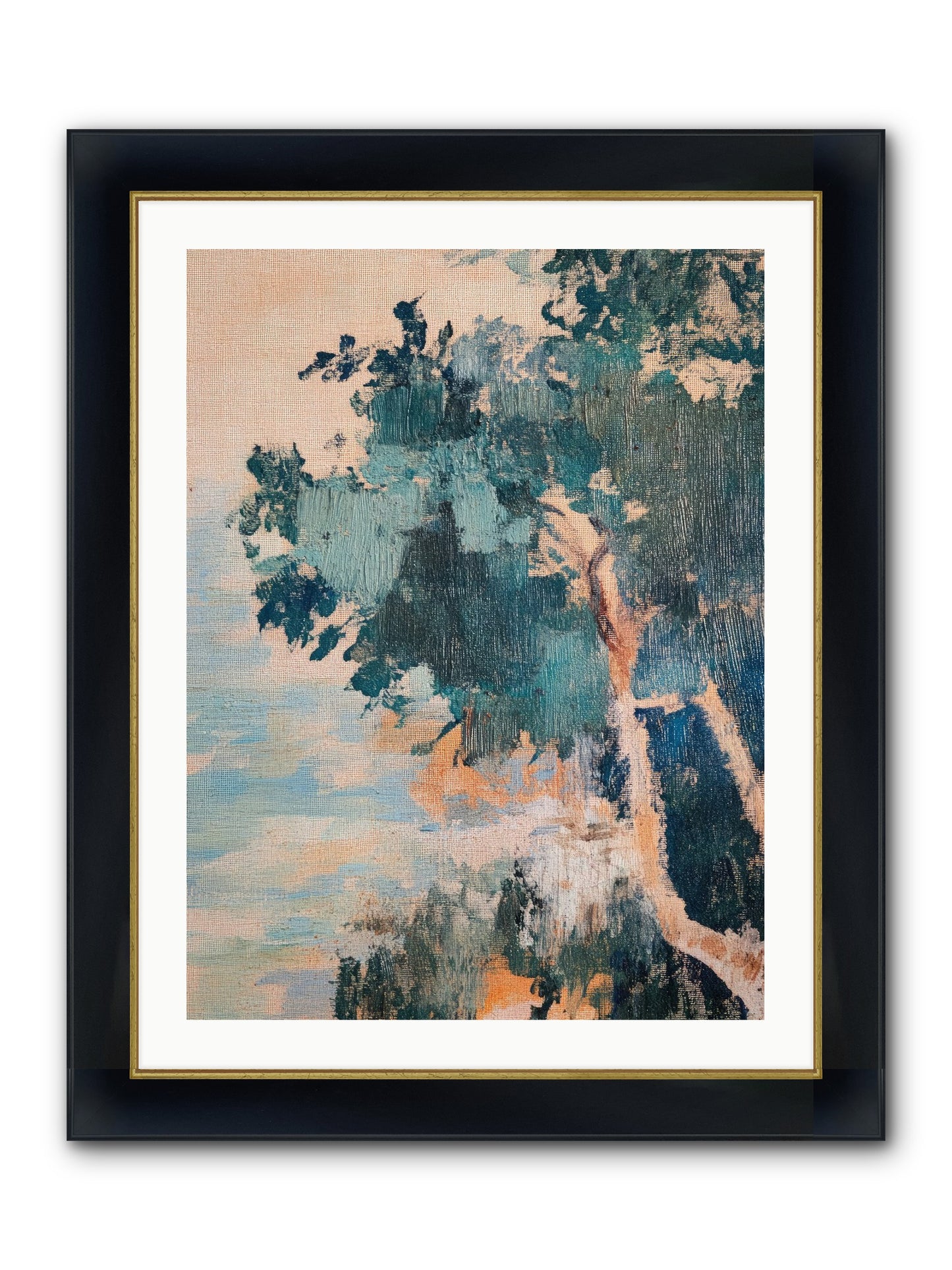 The Sacred Grove Framed Print - Wide Black w/Gold 24x32