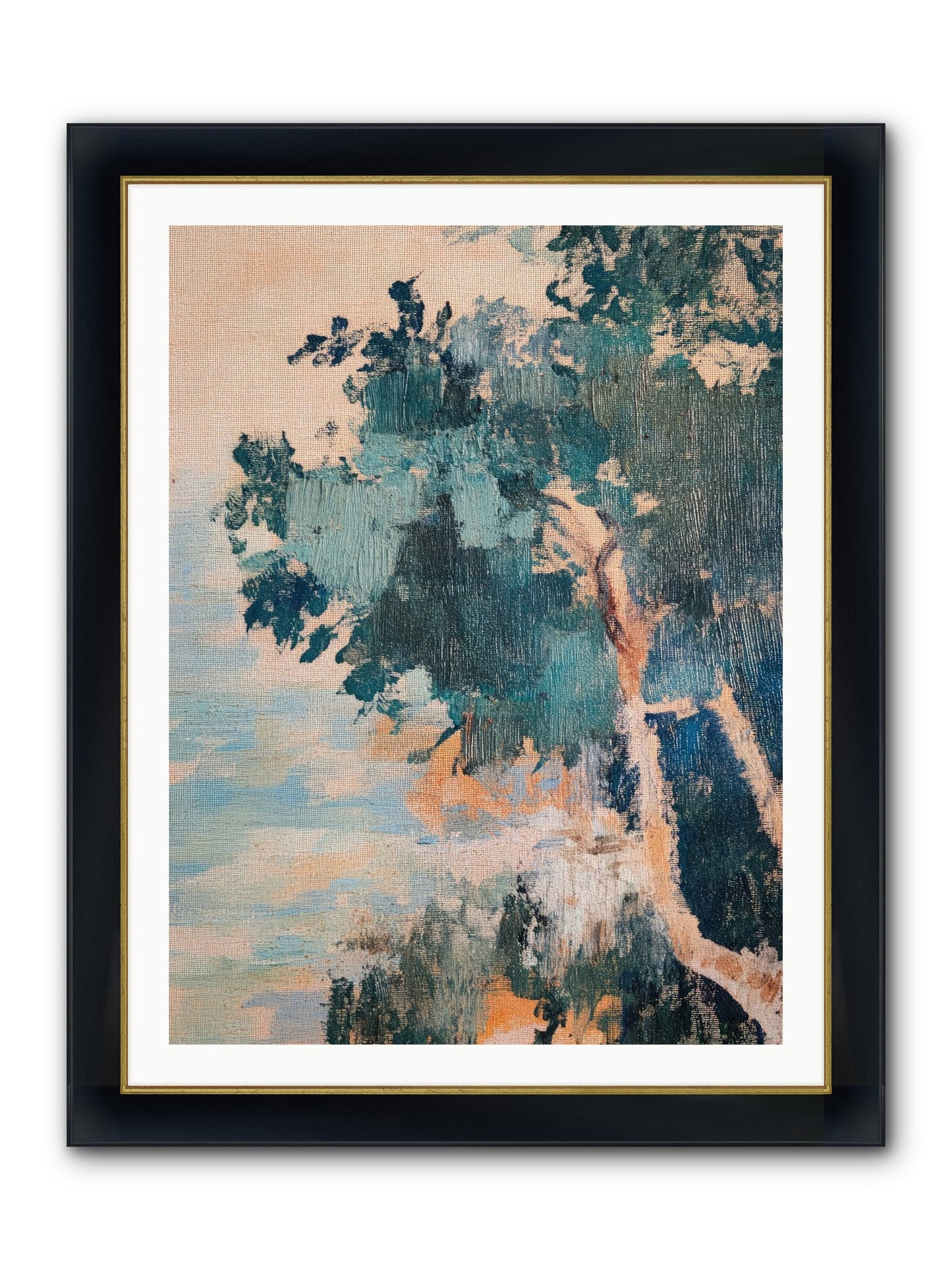 The Sacred Grove Framed Print - Wide Black w/Gold 30x40