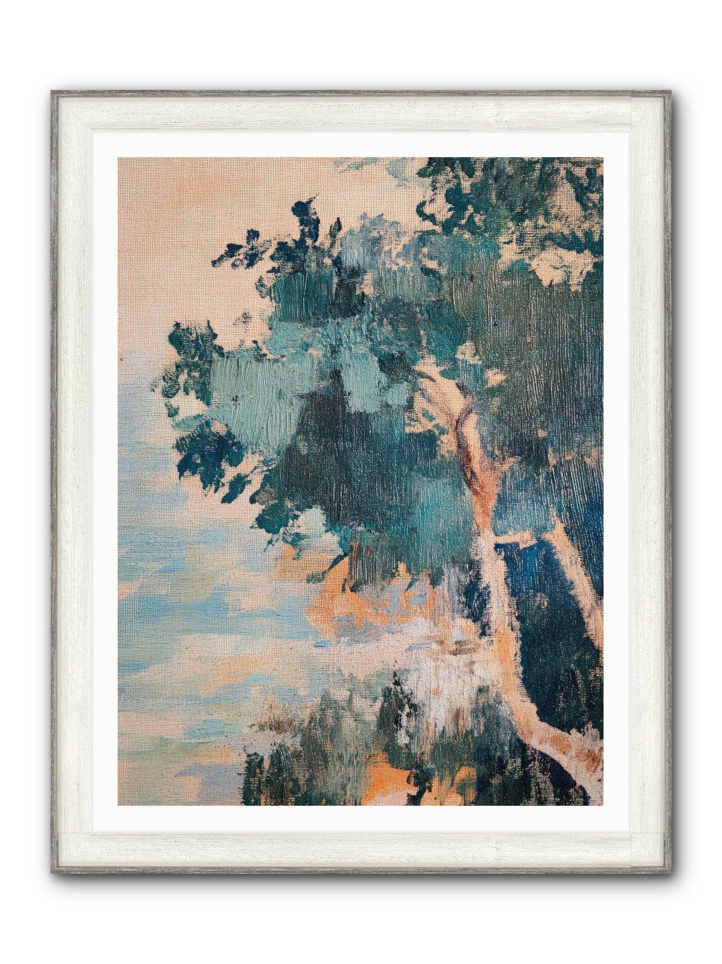 The Sacred Grove Framed Print - Driftwood White 36x48