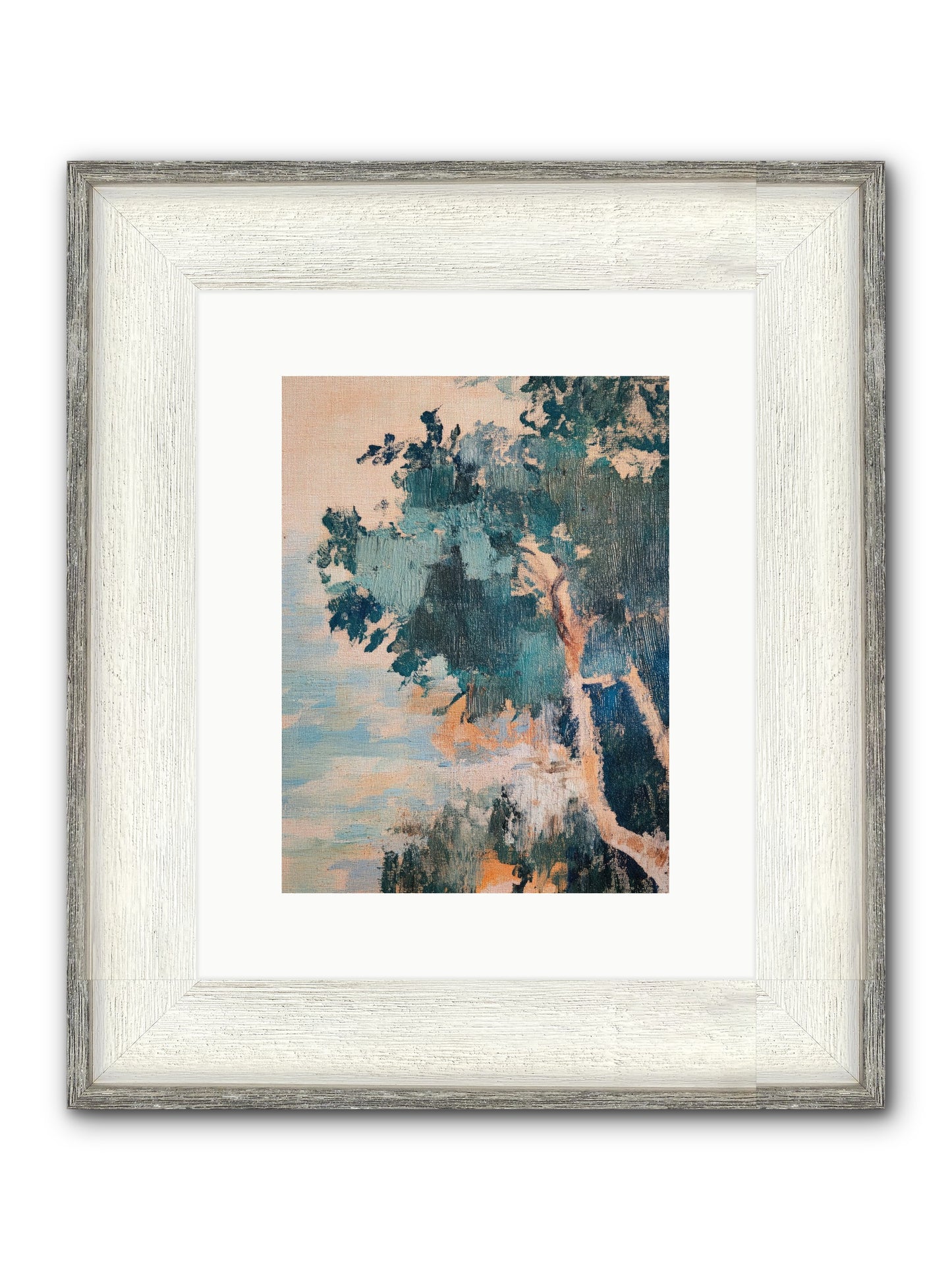 The Sacred Grove Framed Print - Driftwood White 9x12