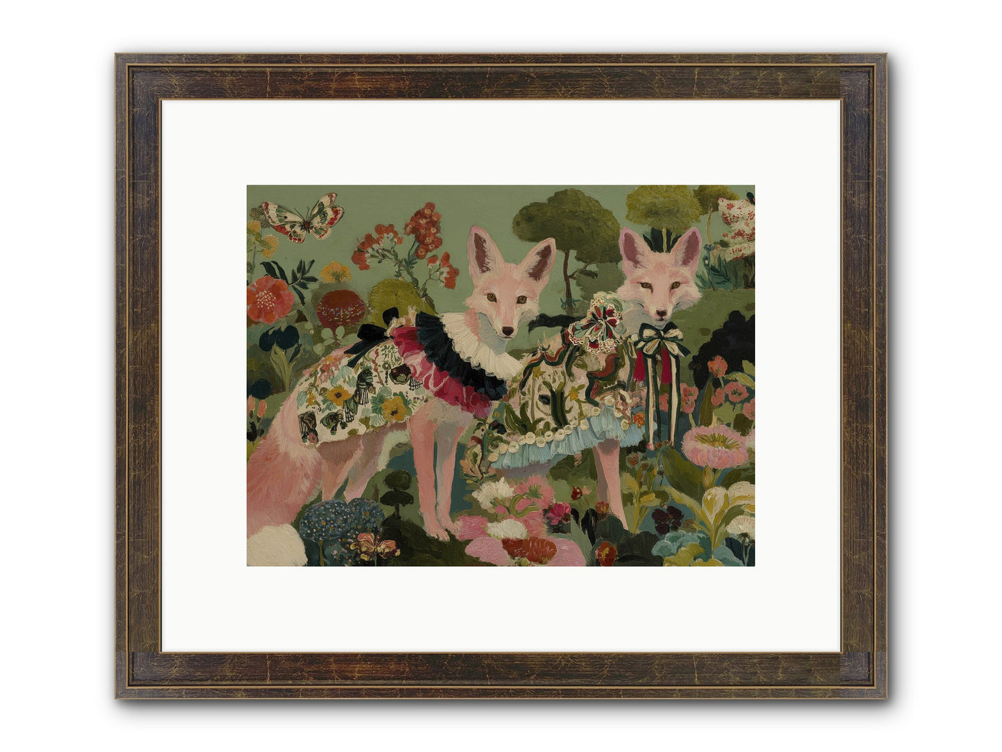 The Secret Orchard No.1 Framed Print - Slimwoods Black/Gold 12x9