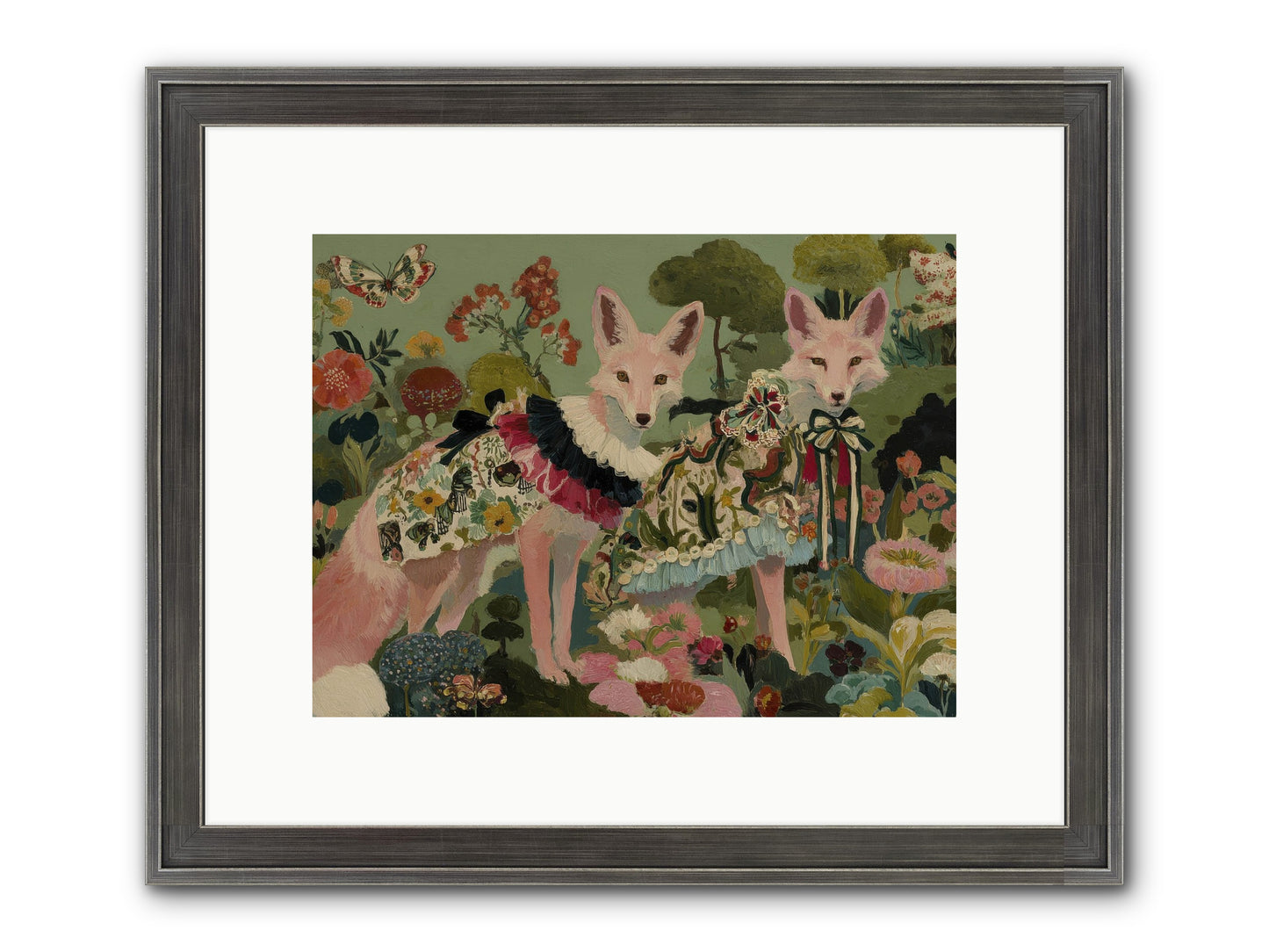The Secret Orchard No.1 Framed Print - Slimwoods Black/Silver 12x9