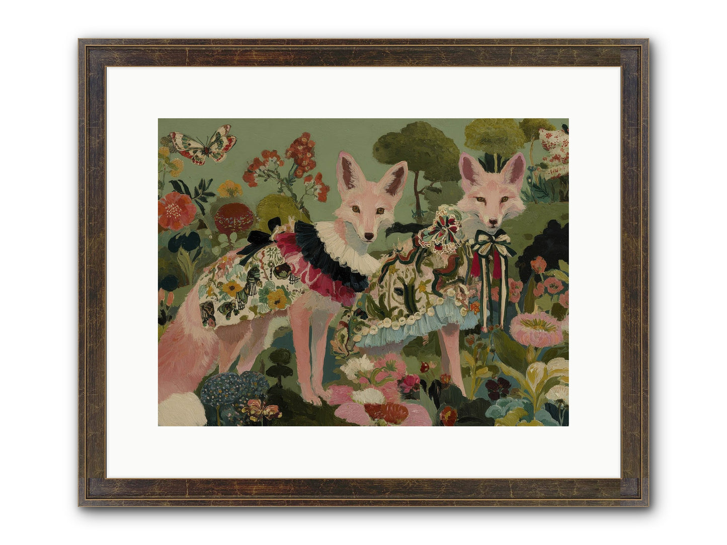 The Secret Orchard No.1 Framed Print - Slimwoods Black/Gold 16x12