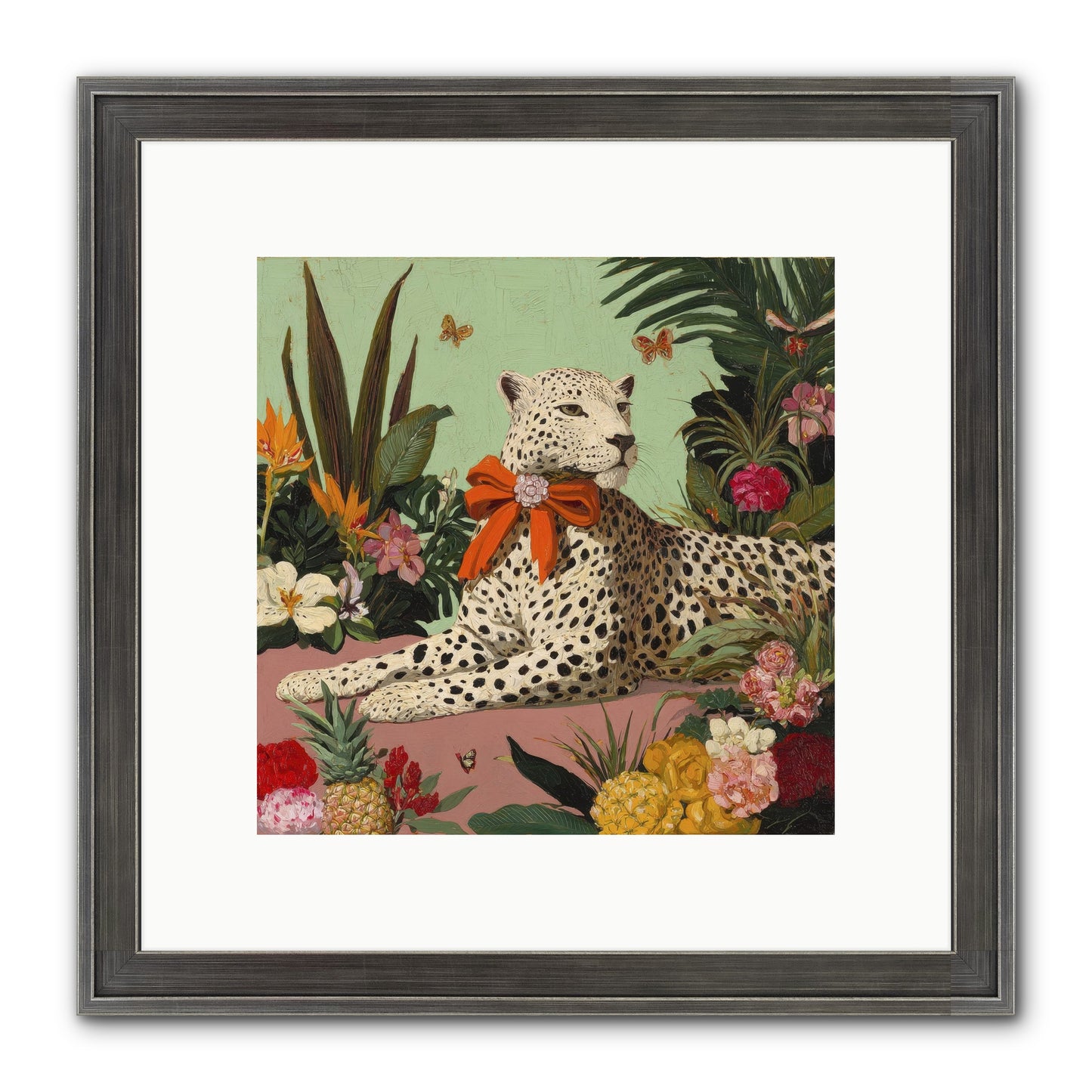 The Secret Terrace Framed Print - Slimwoods Black/Silver 10x10