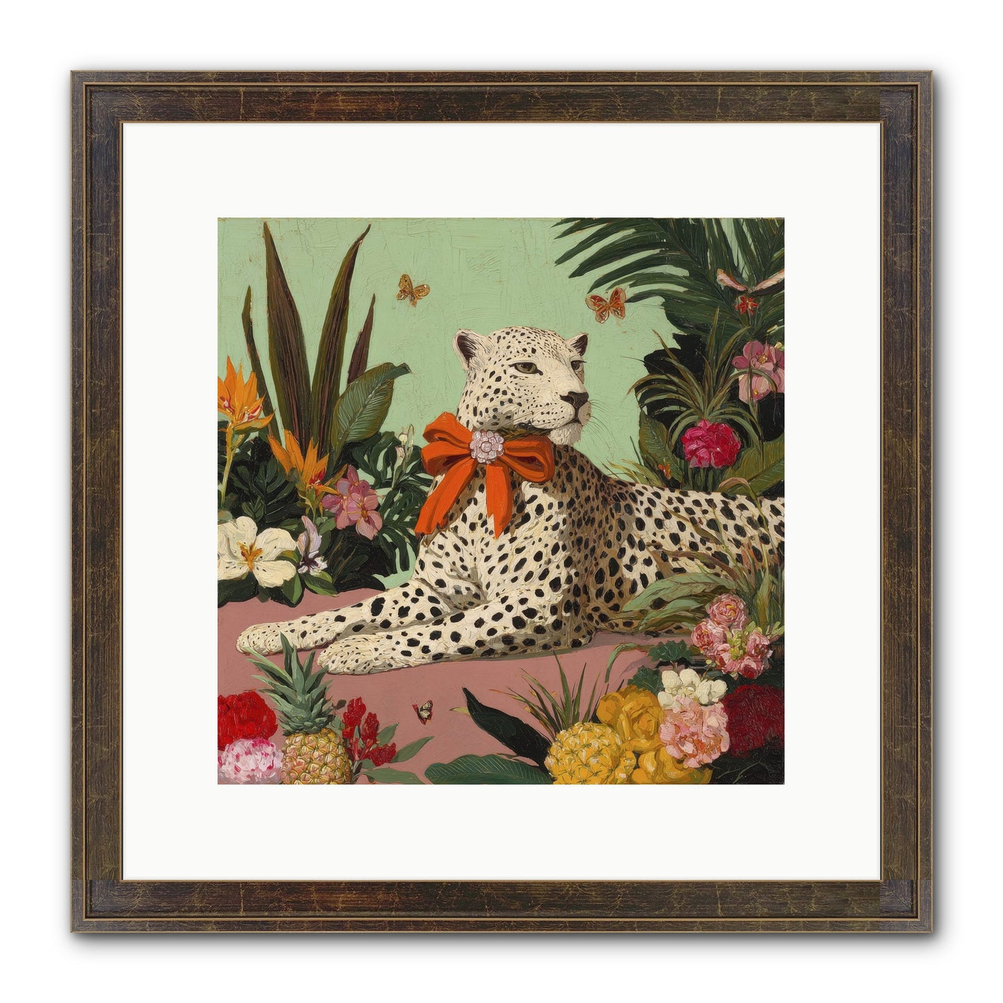 The Secret Terrace Framed Print - Slimwoods Black/Gold 12x12