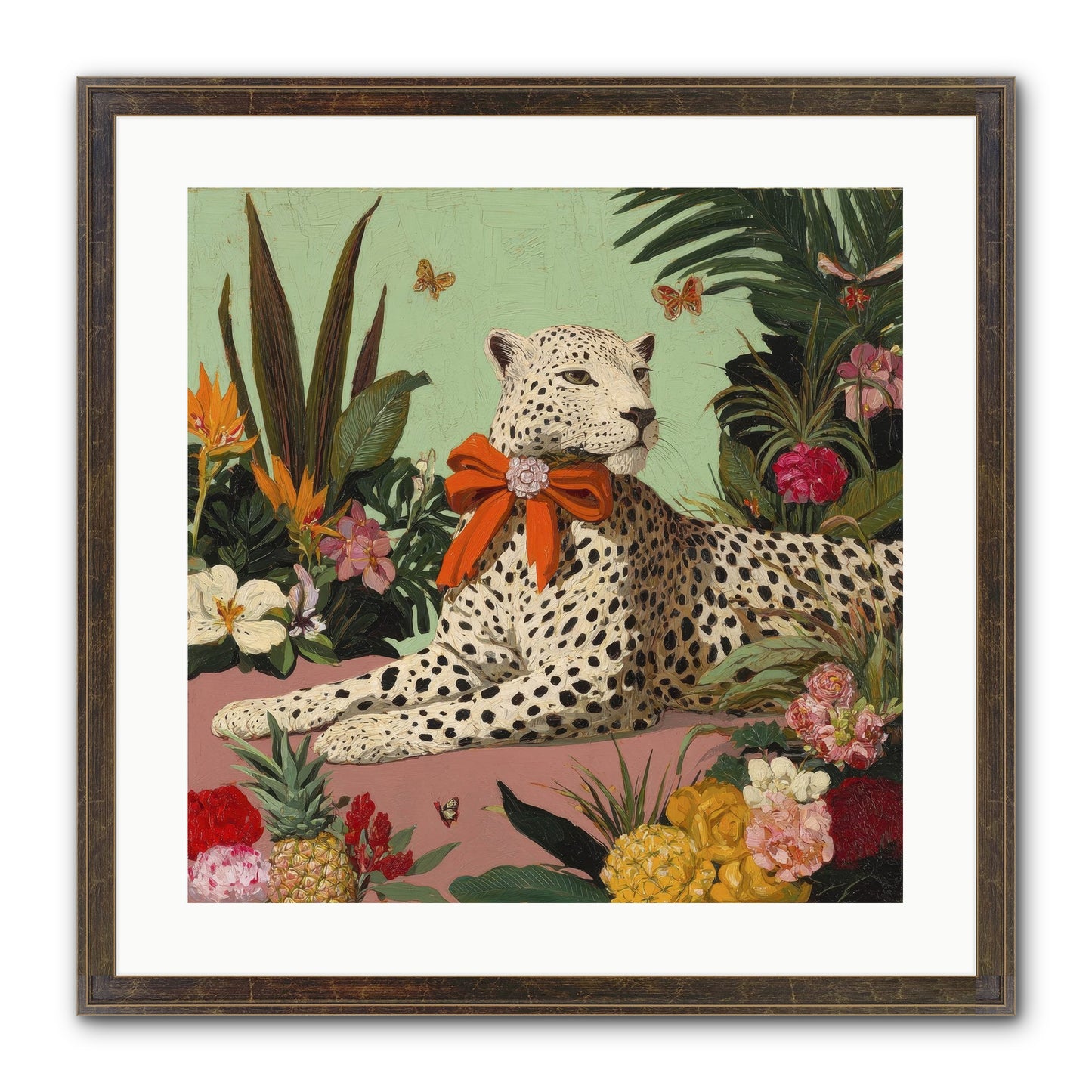 The Secret Terrace Framed Print - Slimwoods Black/Gold 20x20