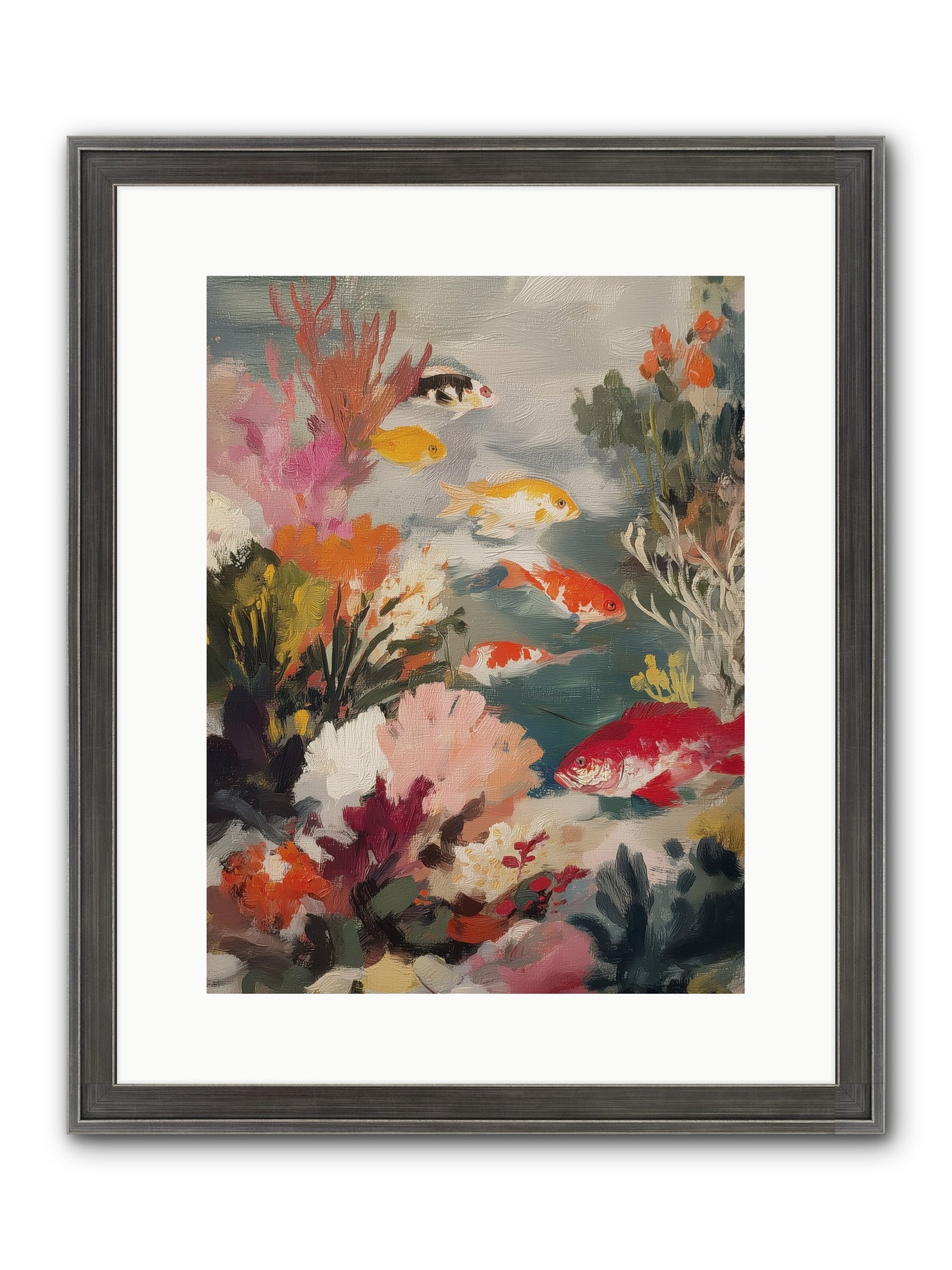 The Shallows Framed Print - Slimwoods Black/Silver 12x16