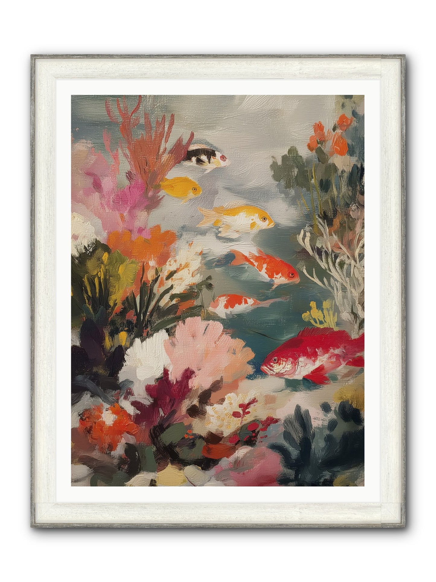 The Shallows Framed Print - Driftwood White 36x48