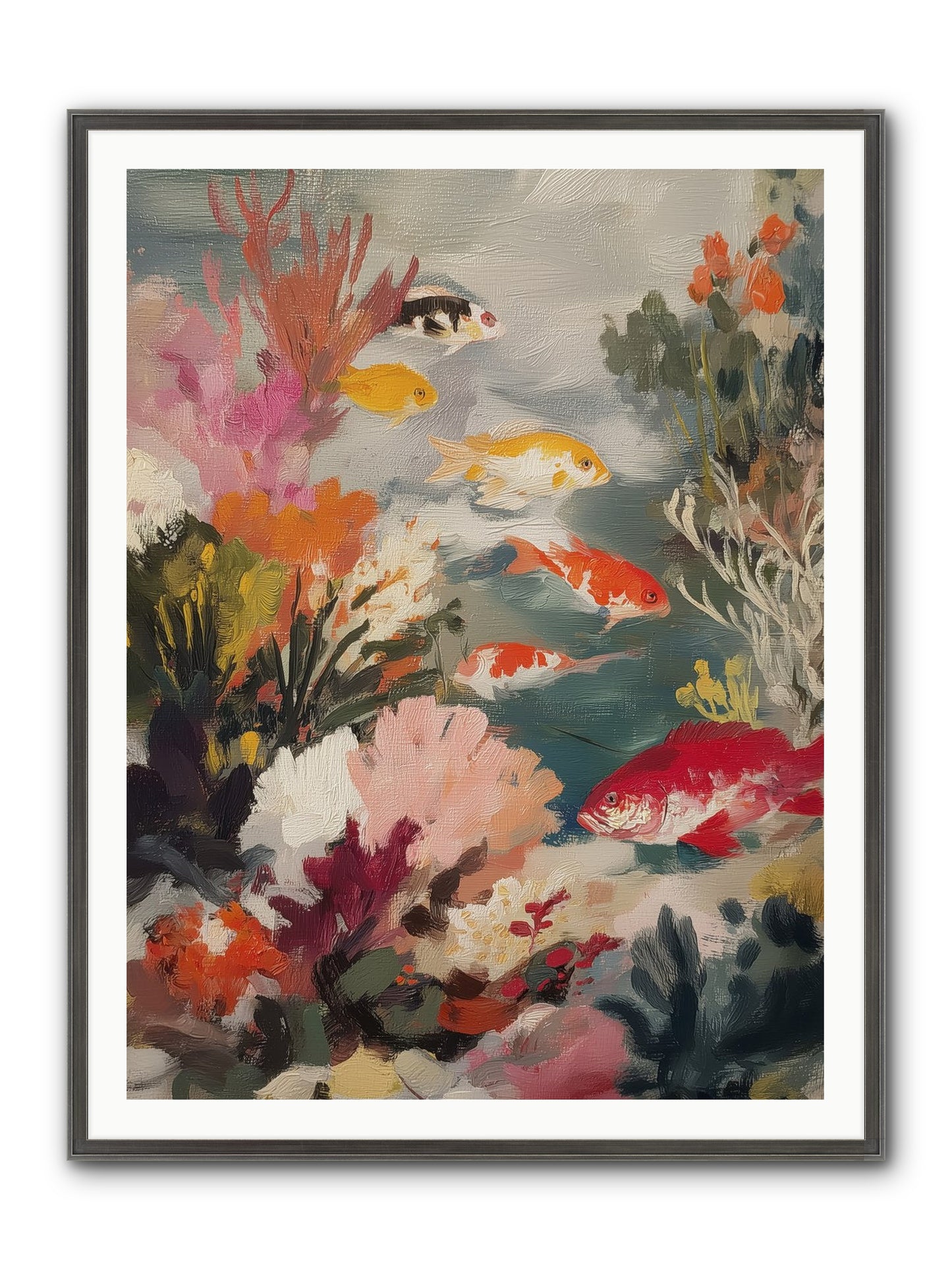 The Shallows Framed Print - Slimwoods Black/Silver 36x48