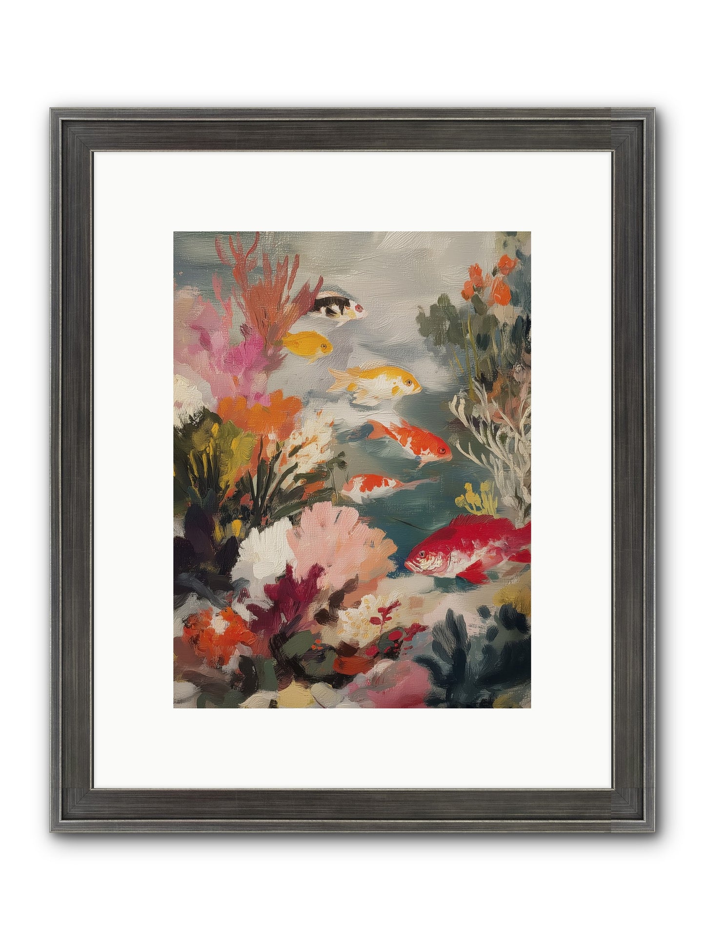 The Shallows Framed Print - Slimwoods Black/Silver 9x12