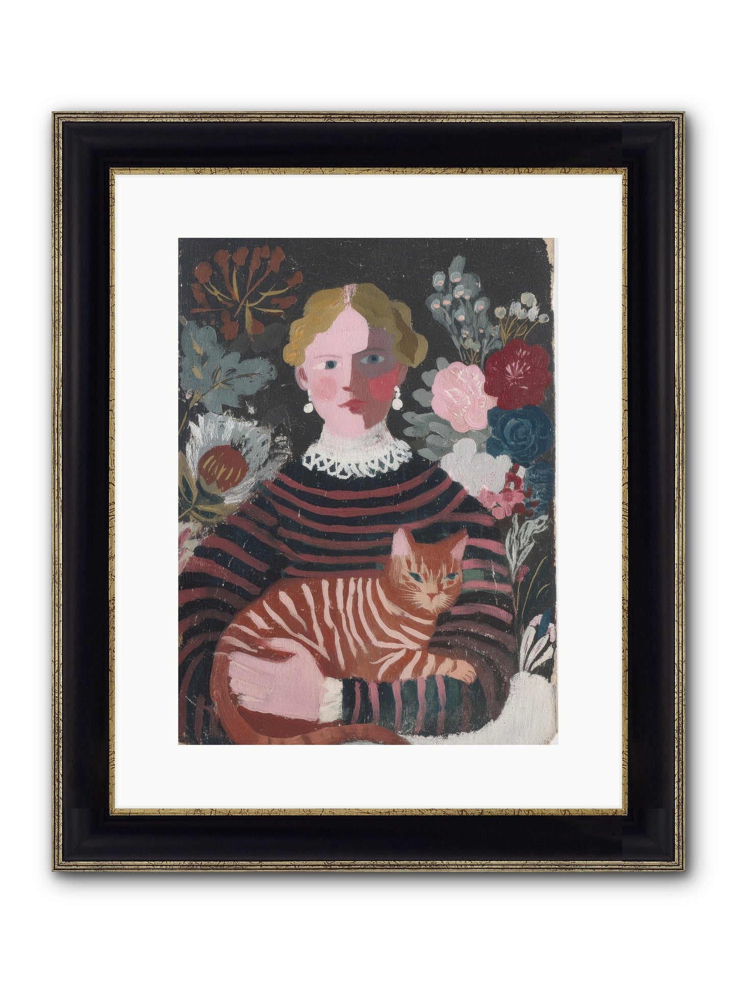 The Sketchbook Syndicate Framed Print - Black & Gold 12x16