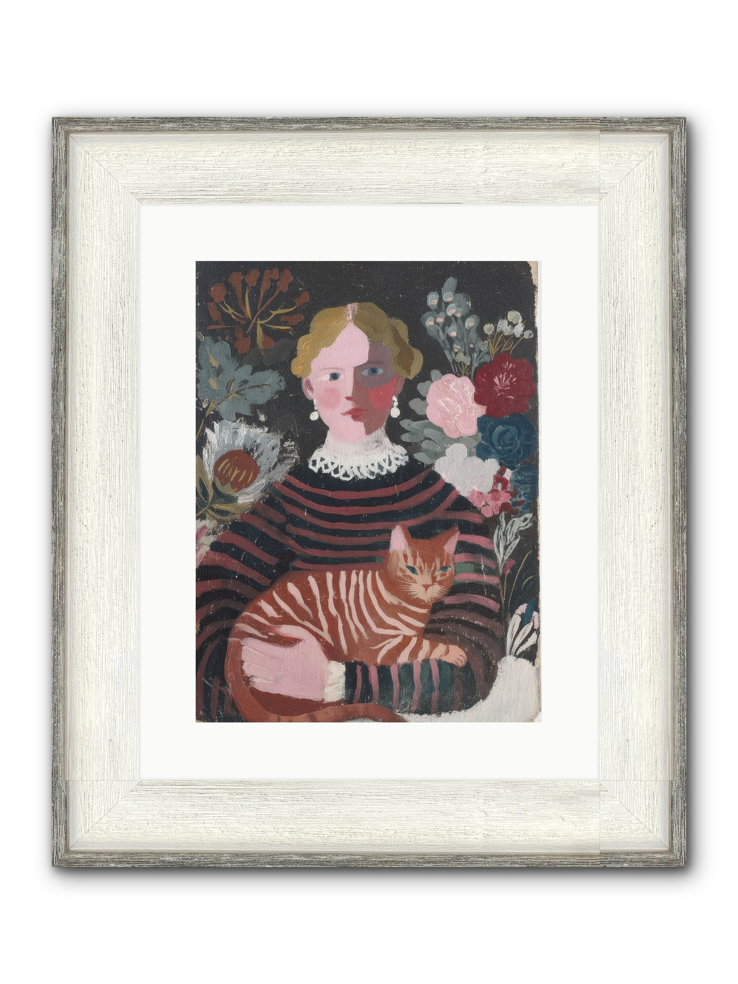 The Sketchbook Syndicate Framed Print - Driftwood White 12x16