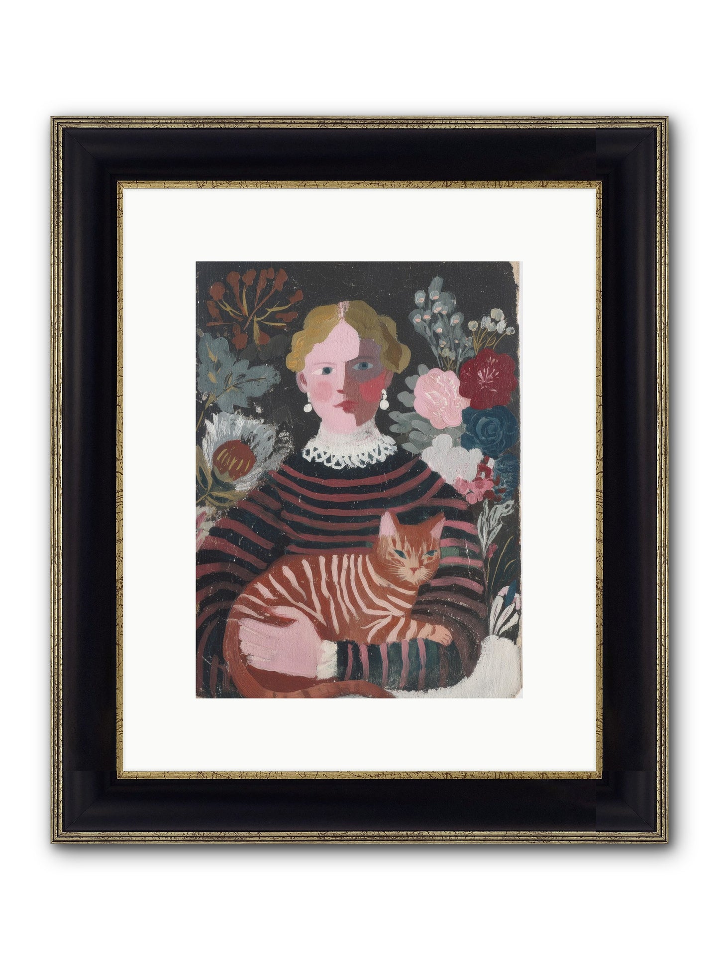 The Sketchbook Syndicate Framed Print - Black & Gold 9x12