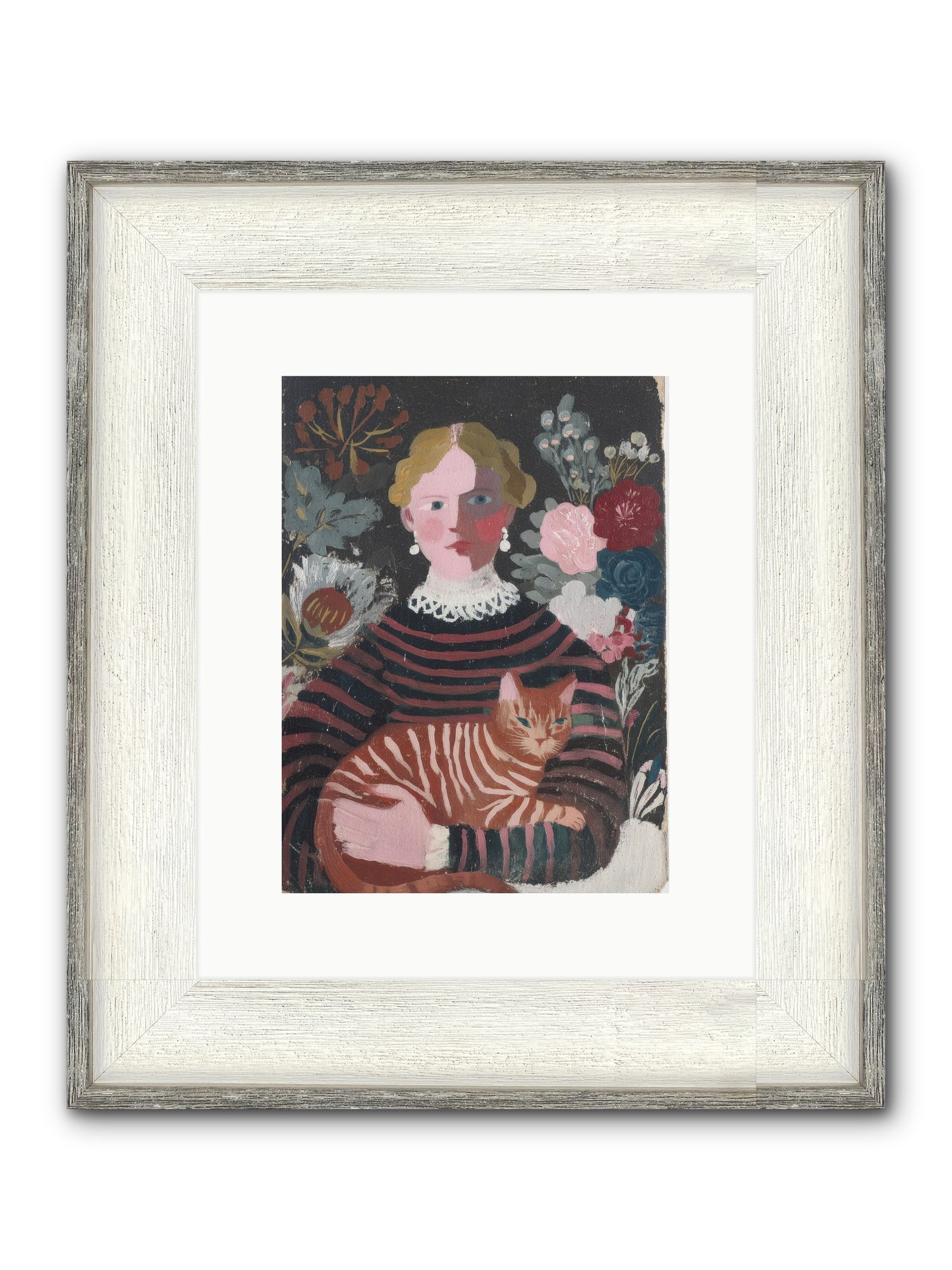 The Sketchbook Syndicate Framed Print - Driftwood White 9x12