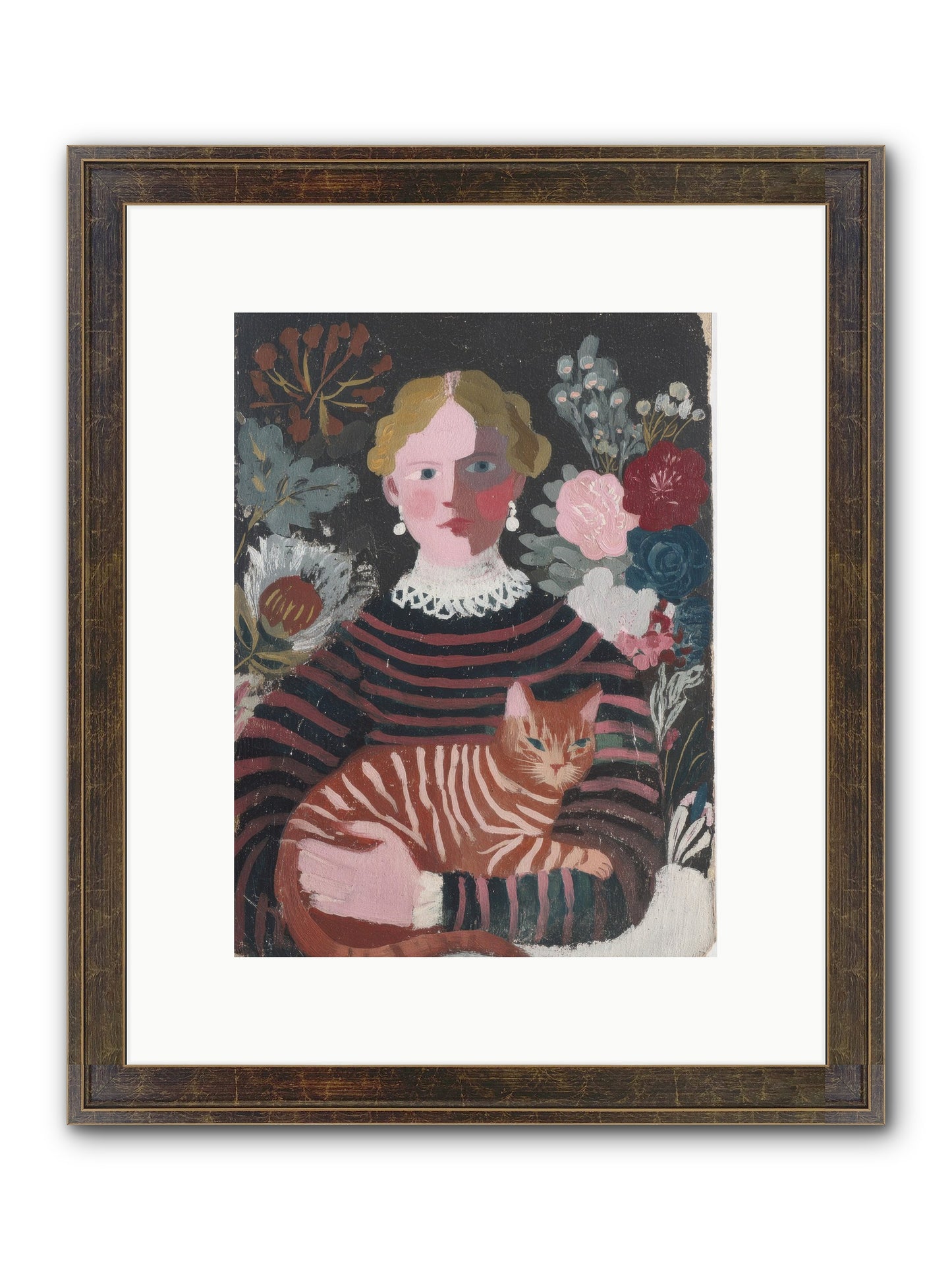 The Sketchbook Syndicate Framed Print - Slimwoods Black/Gold 9x12