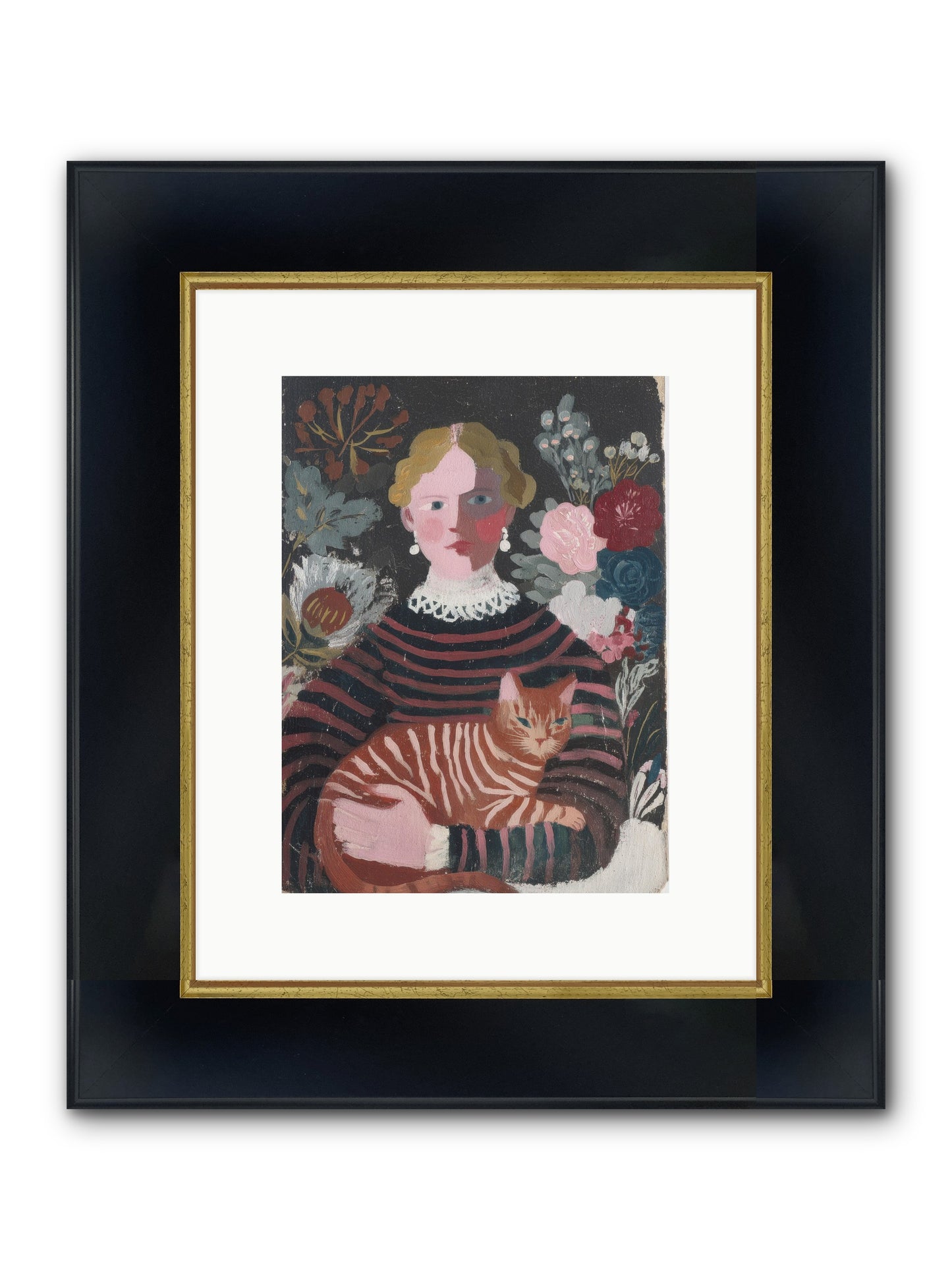 The Sketchbook Syndicate Framed Print - Wide Black w/Gold 9x12