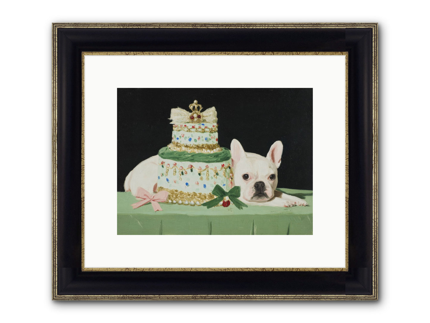 The Smallest Magnificence Framed Print - Black & Gold 12x9