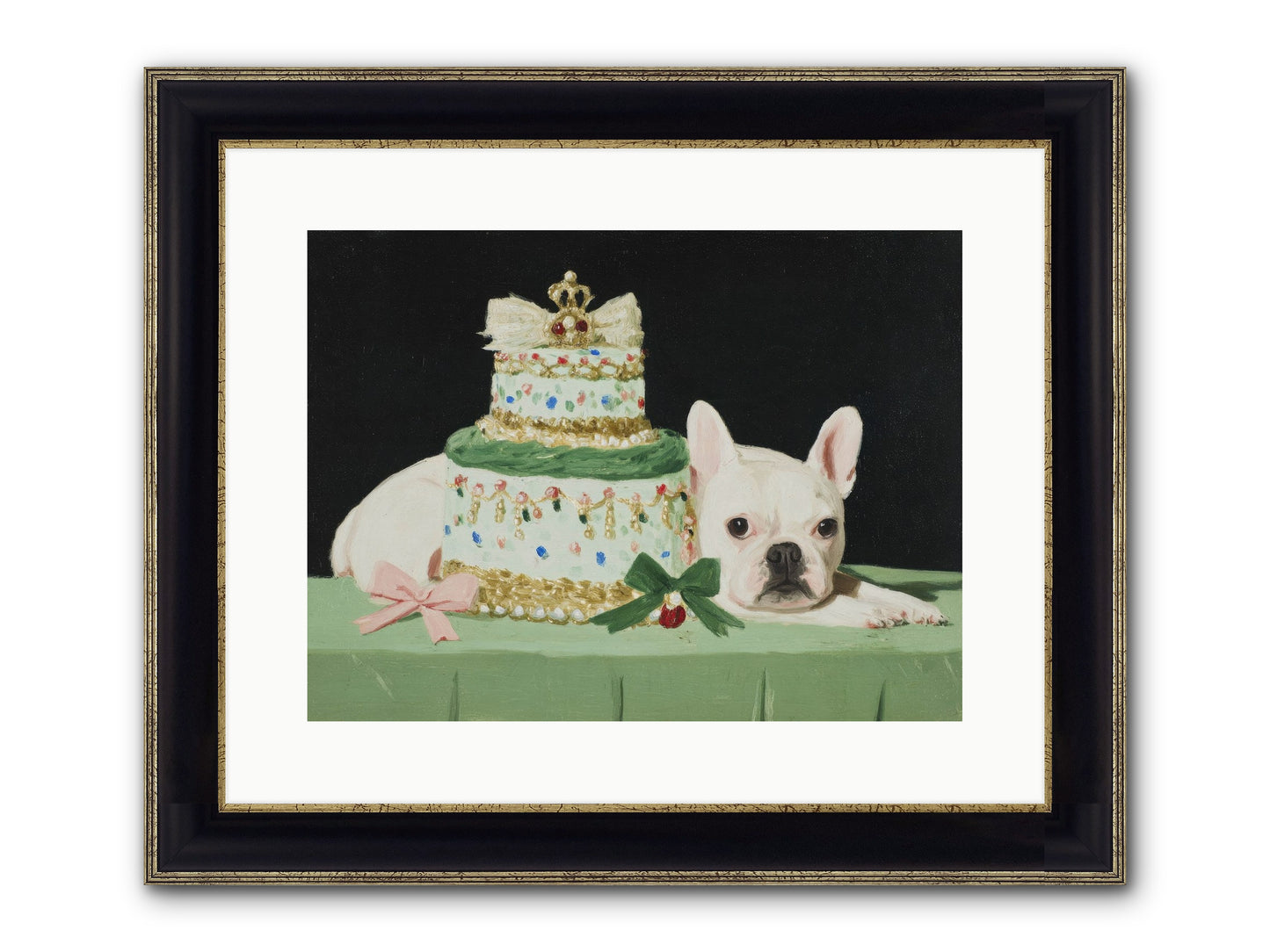 The Smallest Magnificence Framed Print - Black & Gold 16x12