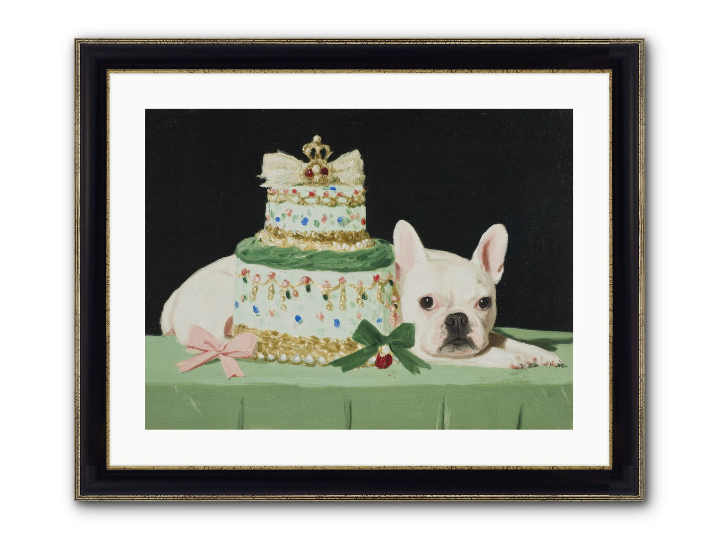 The Smallest Magnificence Framed Print - Black & Gold 24x18