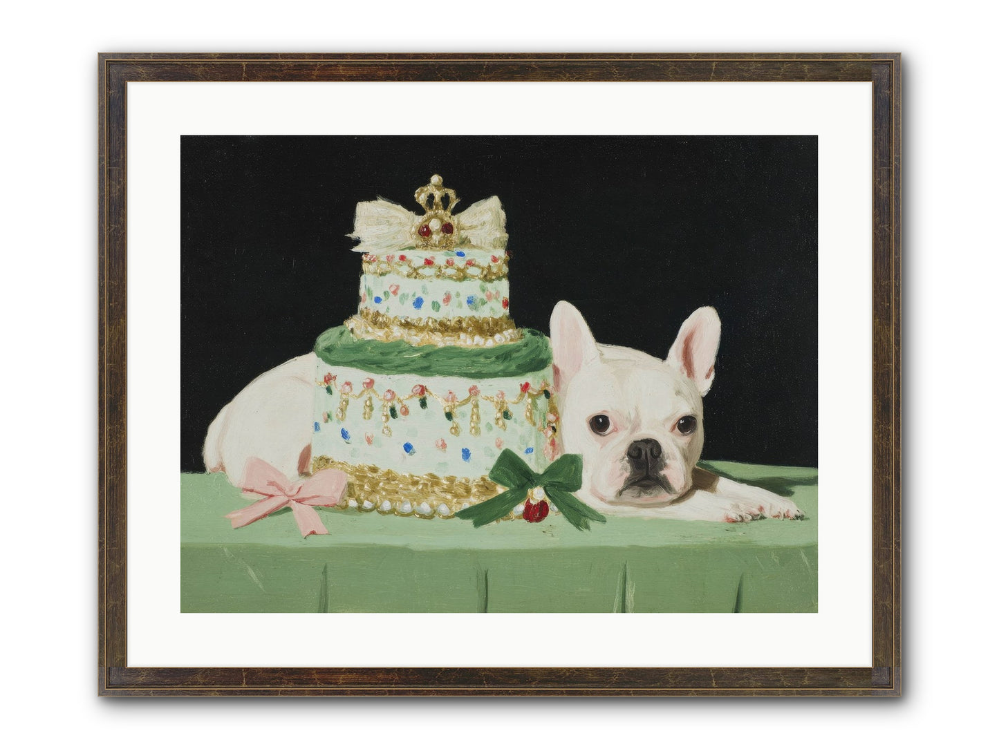 The Smallest Magnificence Framed Print - Slimwoods Black/Gold 24x18