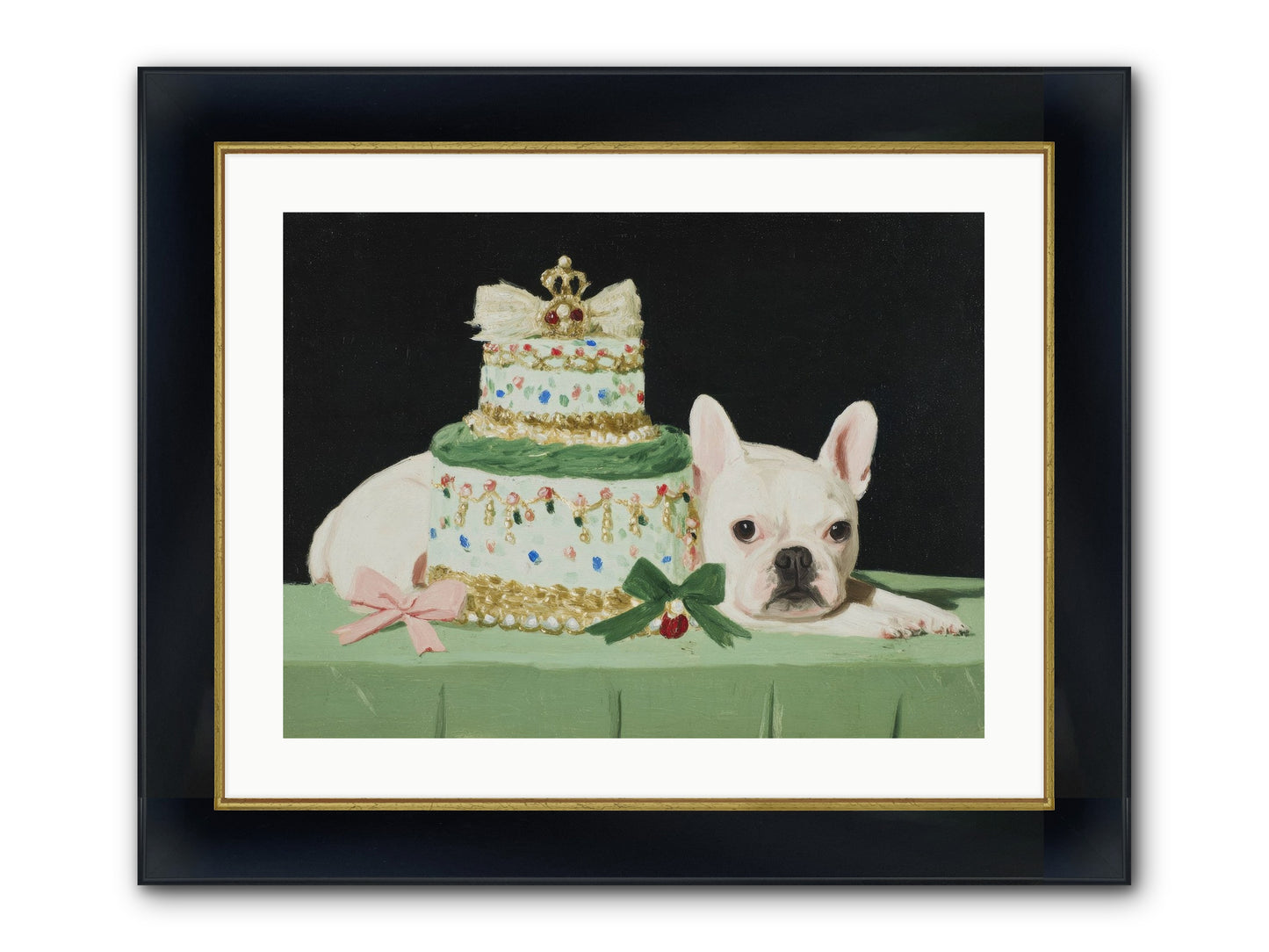 The Smallest Magnificence Framed Print - Wide Black w/Gold 24x18