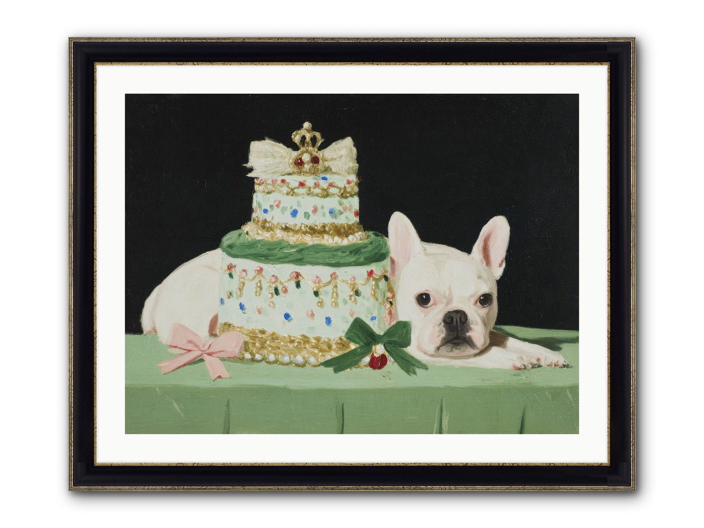The Smallest Magnificence Framed Print - Black & Gold 32x24