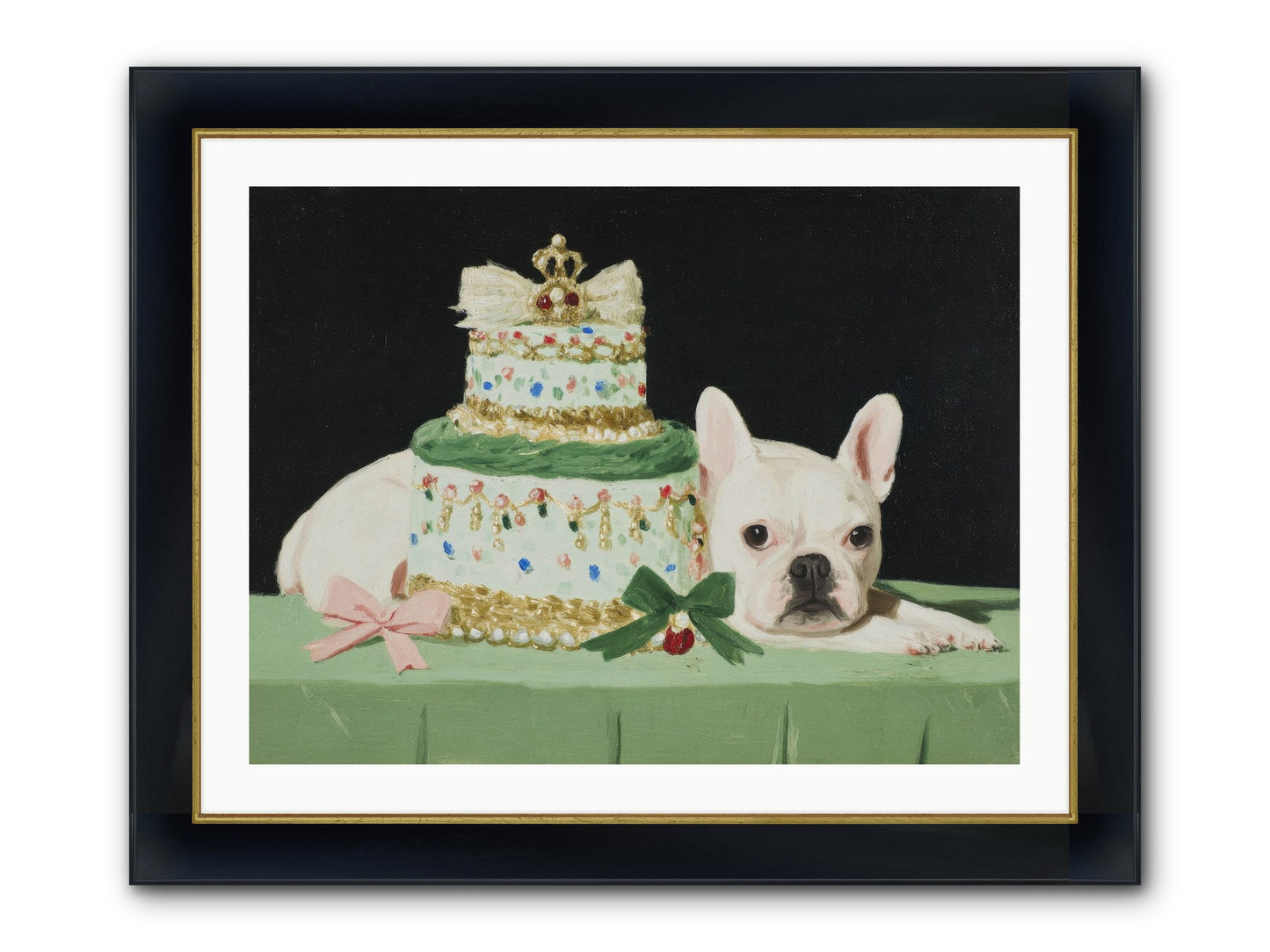 The Smallest Magnificence Framed Print - Wide Black w/Gold 32x24