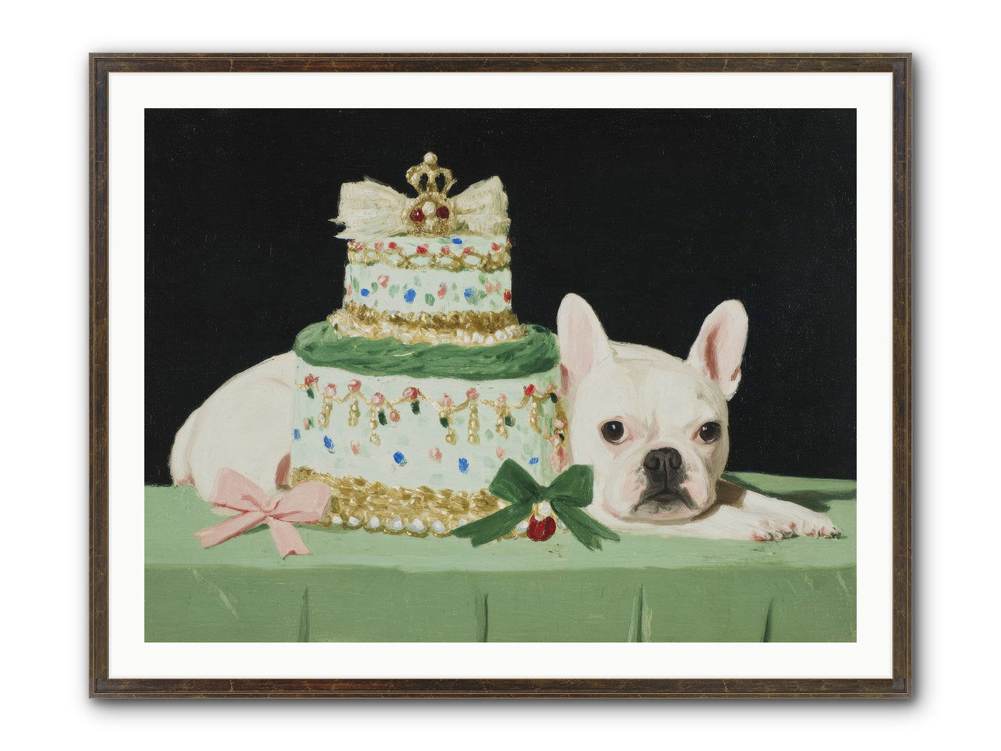 The Smallest Magnificence Framed Print - Slimwoods Black/Gold 40x30