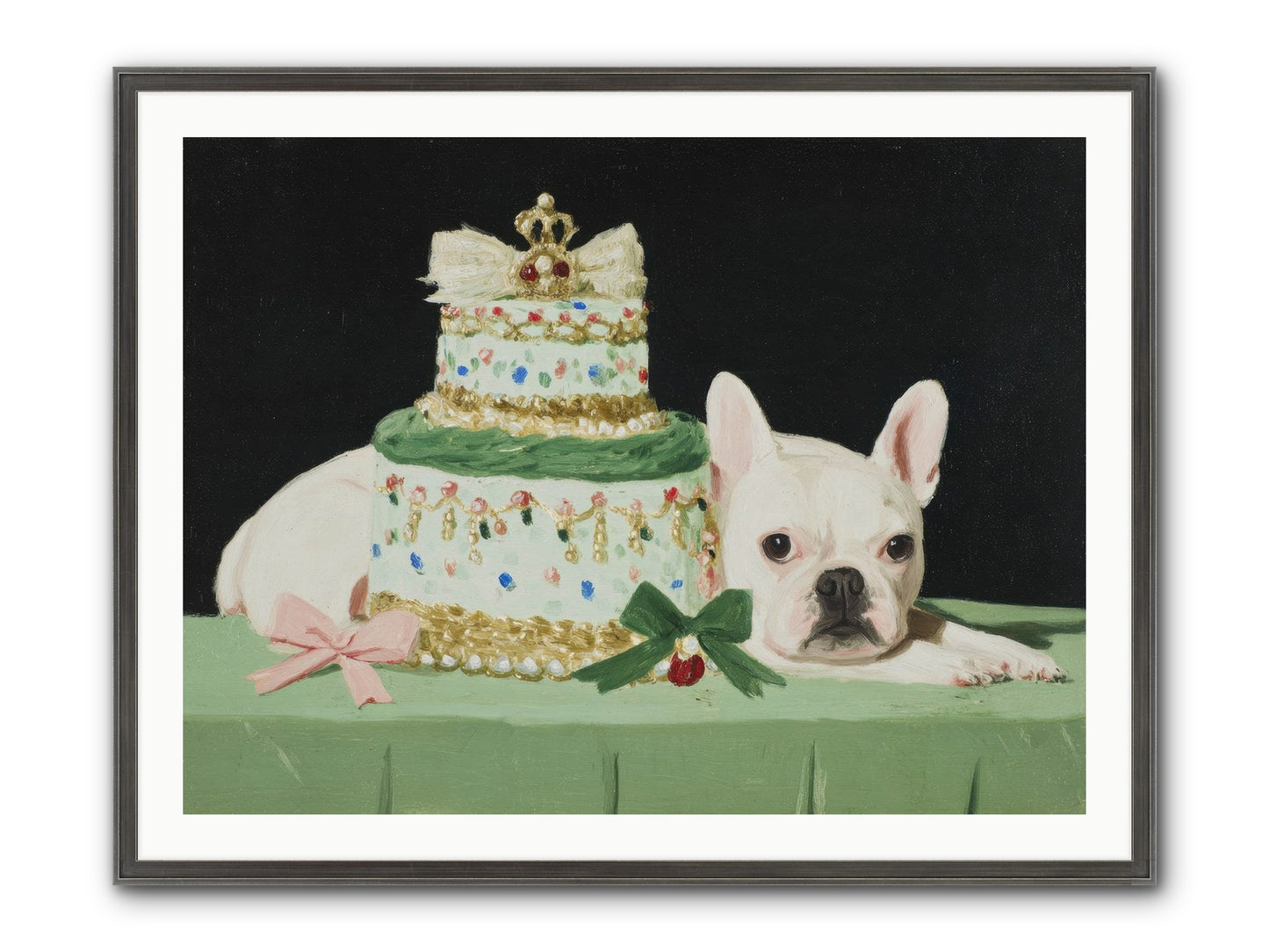 The Smallest Magnificence Framed Print - Slimwoods Black/Silver 40x30