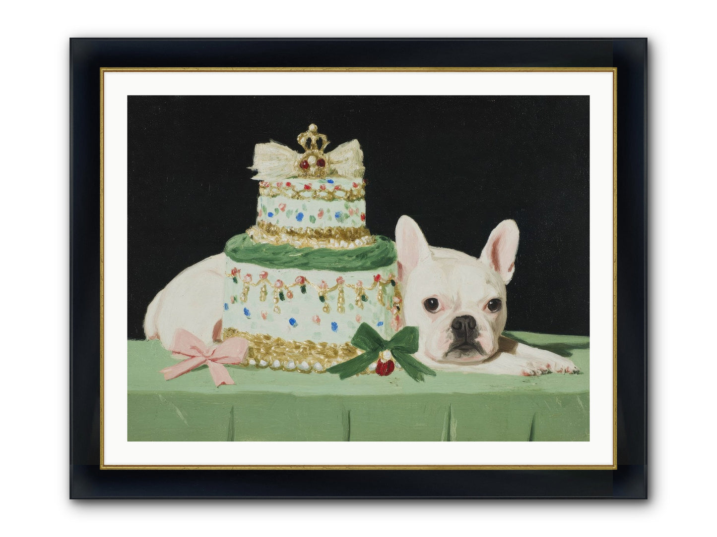 The Smallest Magnificence Framed Print - Wide Black w/Gold 40x30