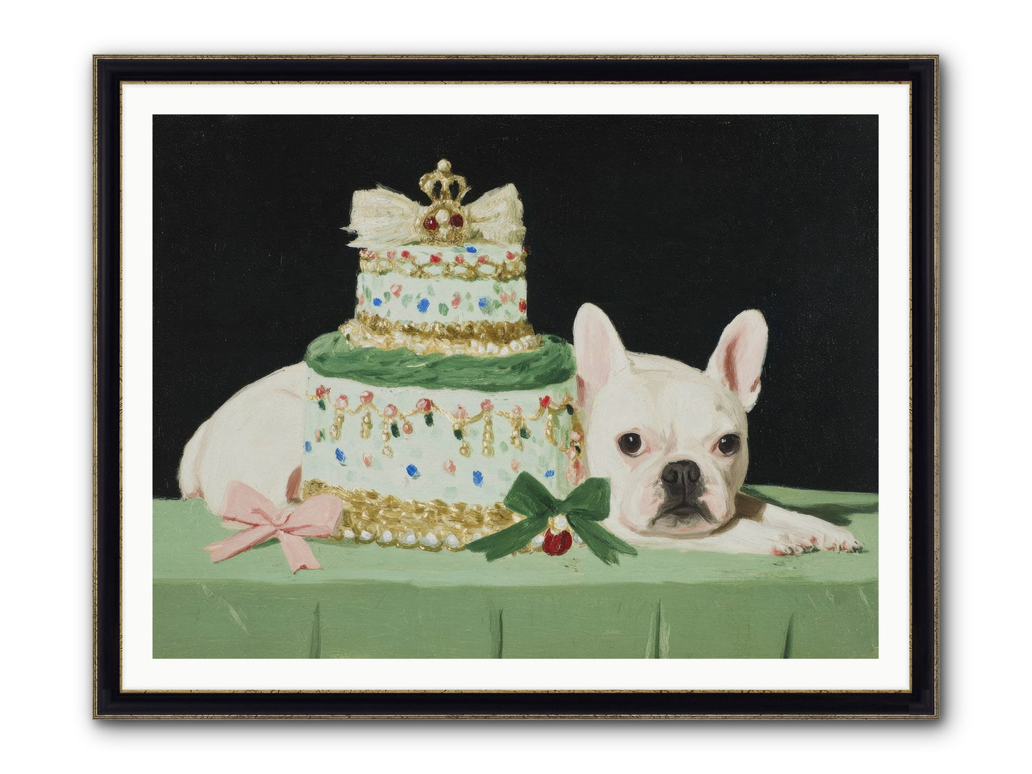 The Smallest Magnificence Framed Print - Black & Gold 48x36