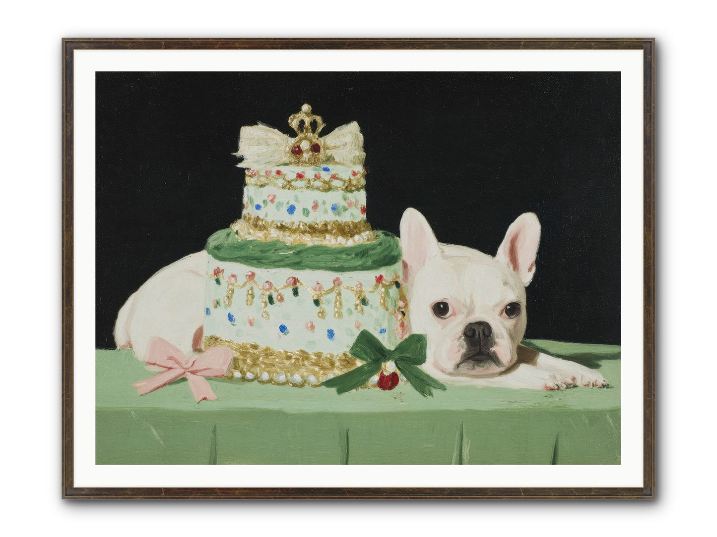 The Smallest Magnificence Framed Print - Slimwoods Black/Gold 48x36