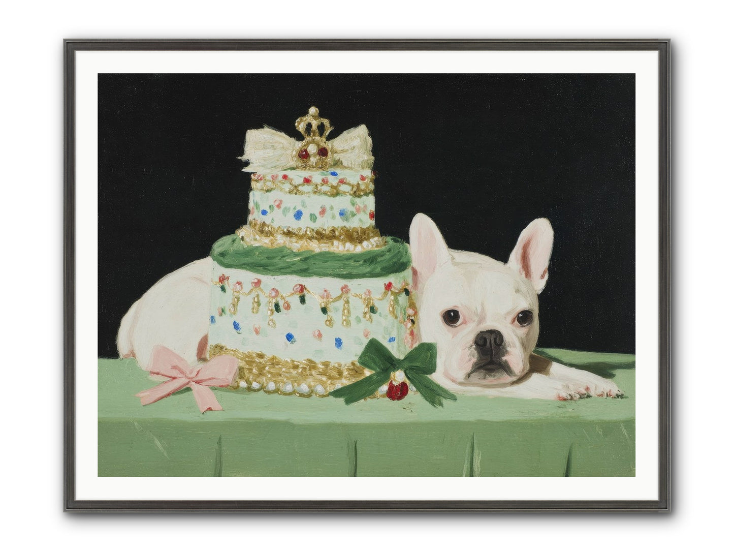 The Smallest Magnificence Framed Print - Slimwoods Black/Silver 48x36