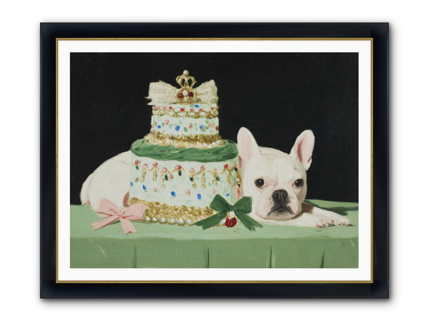 The Smallest Magnificence Framed Print - Wide Black w/Gold 48x36