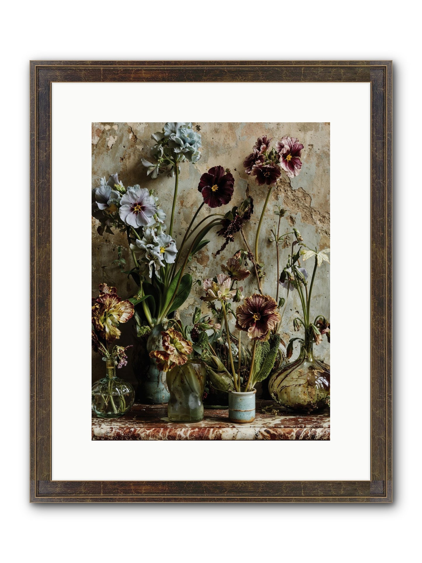 The Space Between Souls Framed Print - Slimwoods Black/Gold 12x16