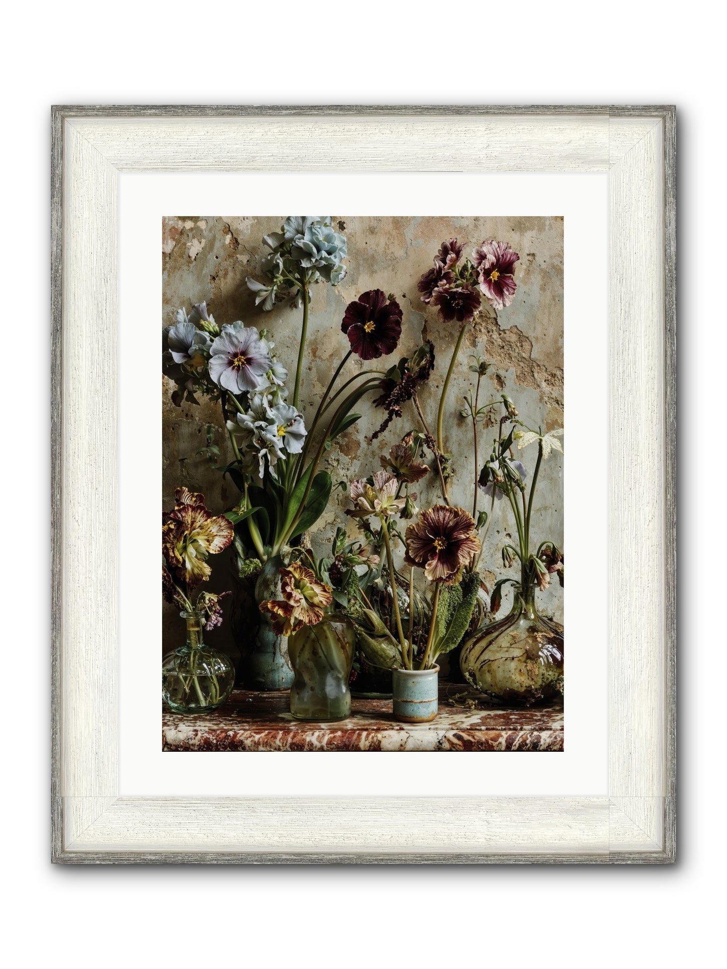 The Space Between Souls Framed Print - Driftwood White 18x24