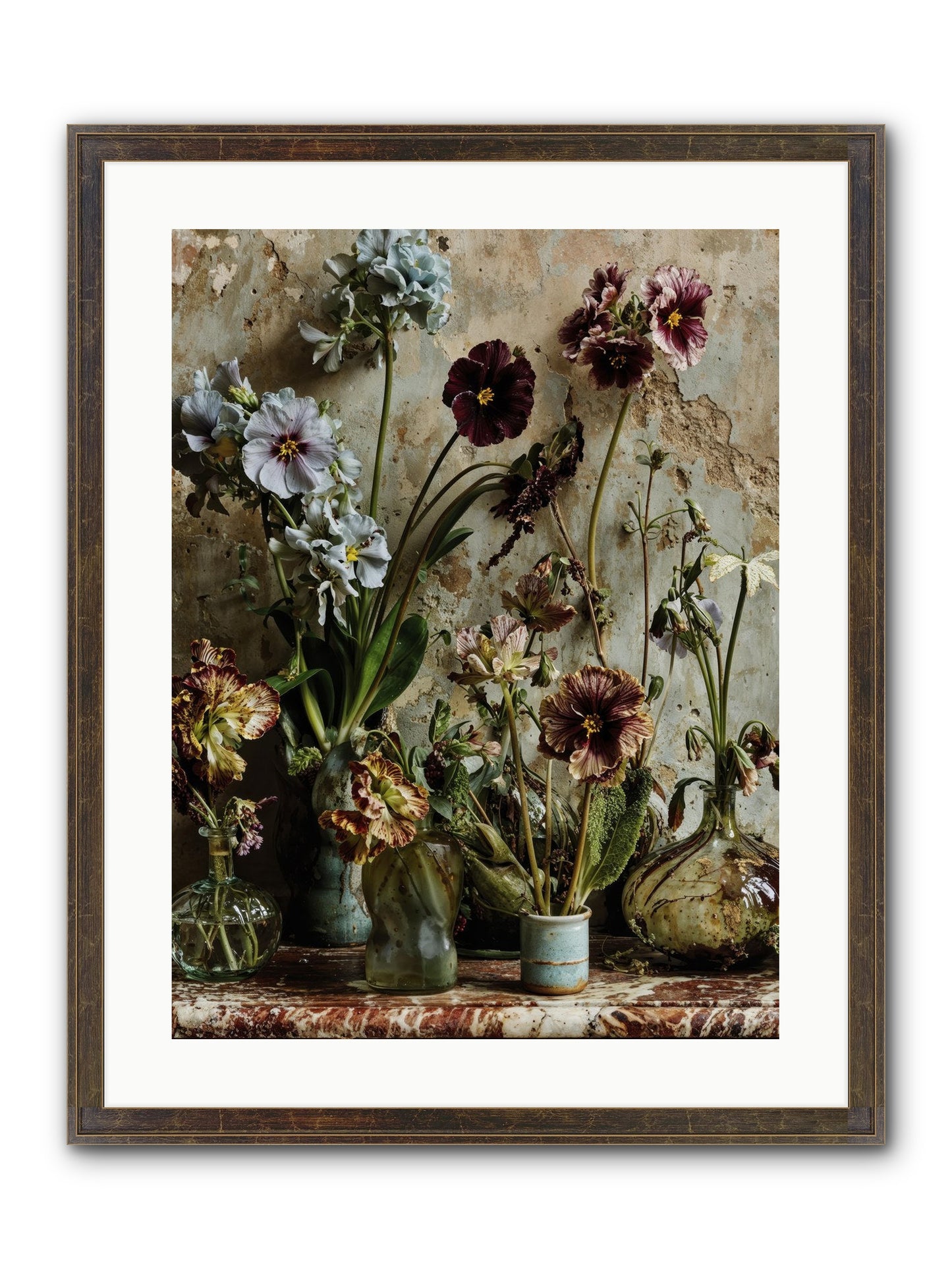 The Space Between Souls Framed Print - Slimwoods Black/Gold 18x24