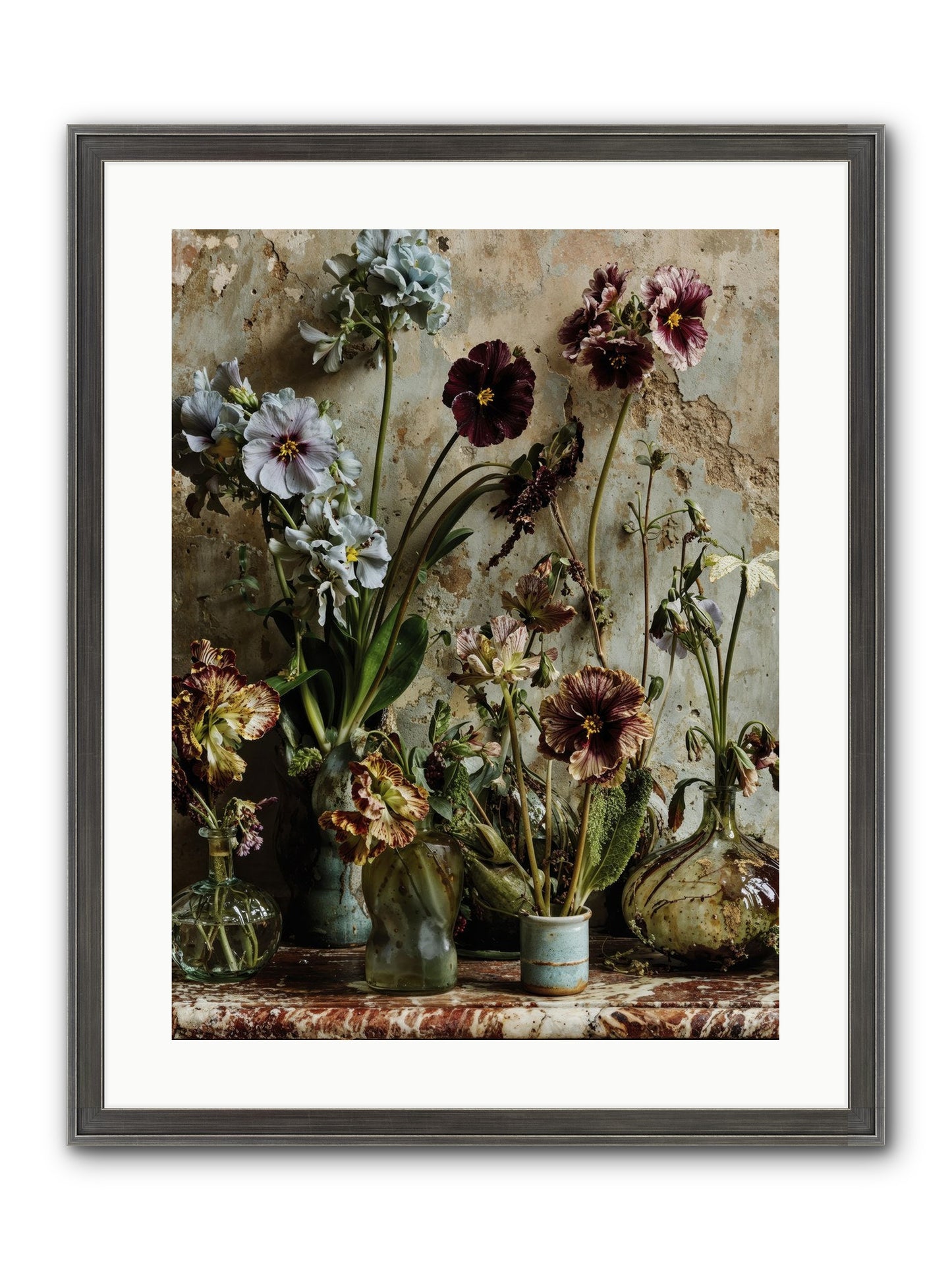 The Space Between Souls Framed Print - Slimwoods Black/Silver 18x24