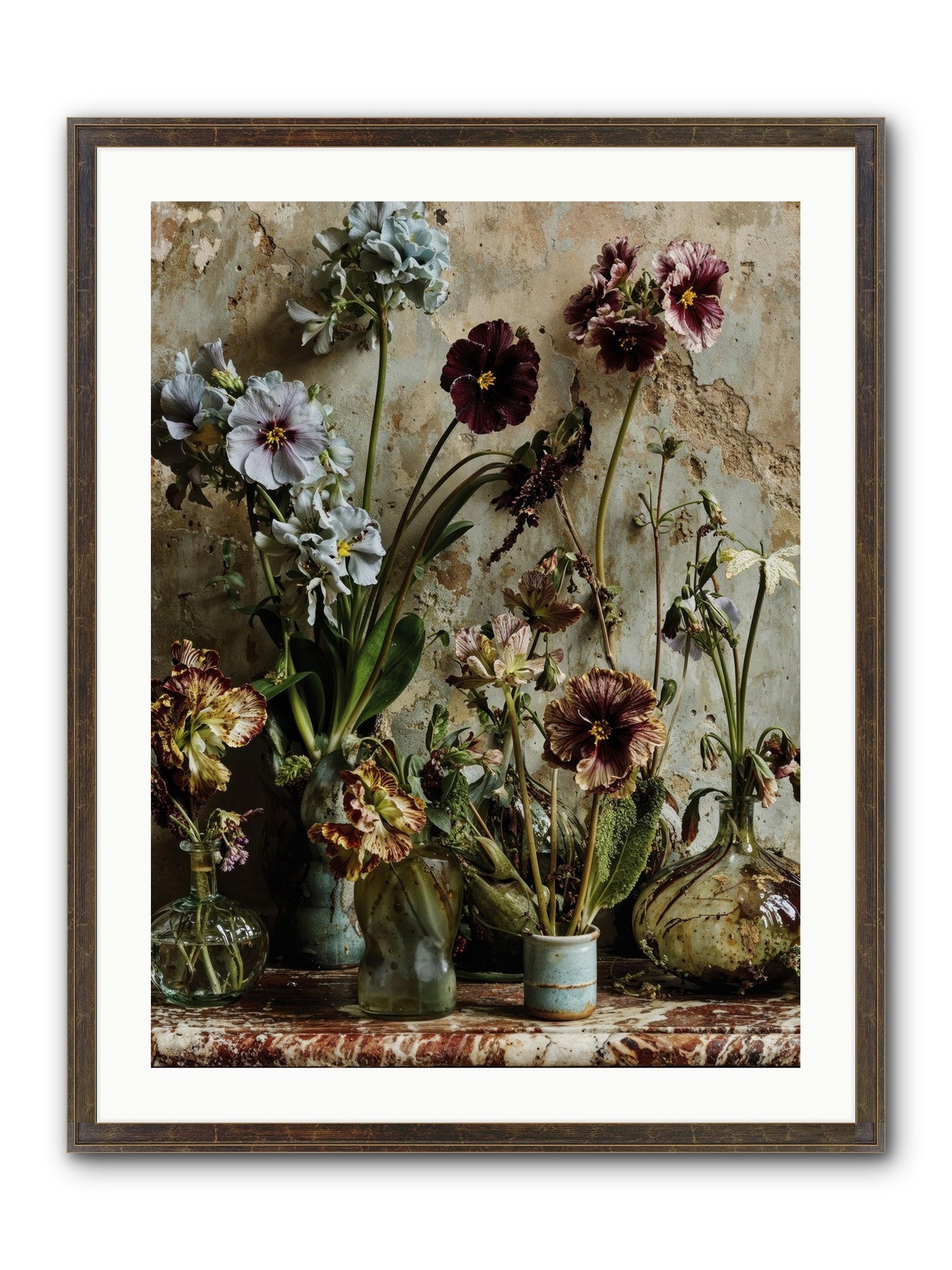 The Space Between Souls Framed Print - Slimwoods Black/Gold 24x32