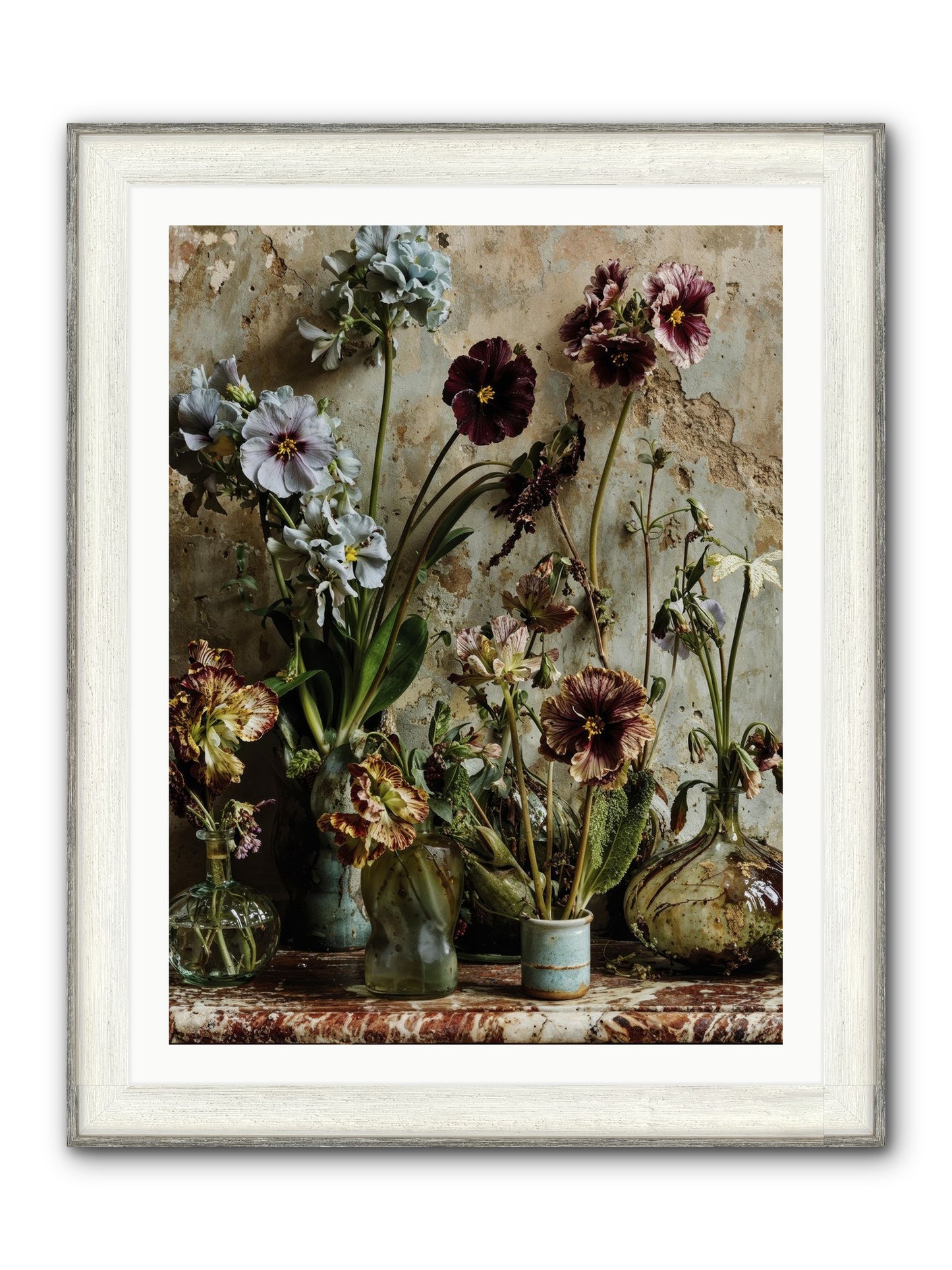 The Space Between Souls Framed Print - Driftwood White 30x40