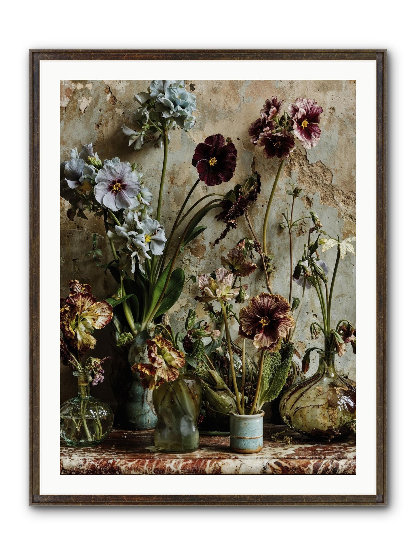 The Space Between Souls Framed Print - Slimwoods Black/Gold 30x40