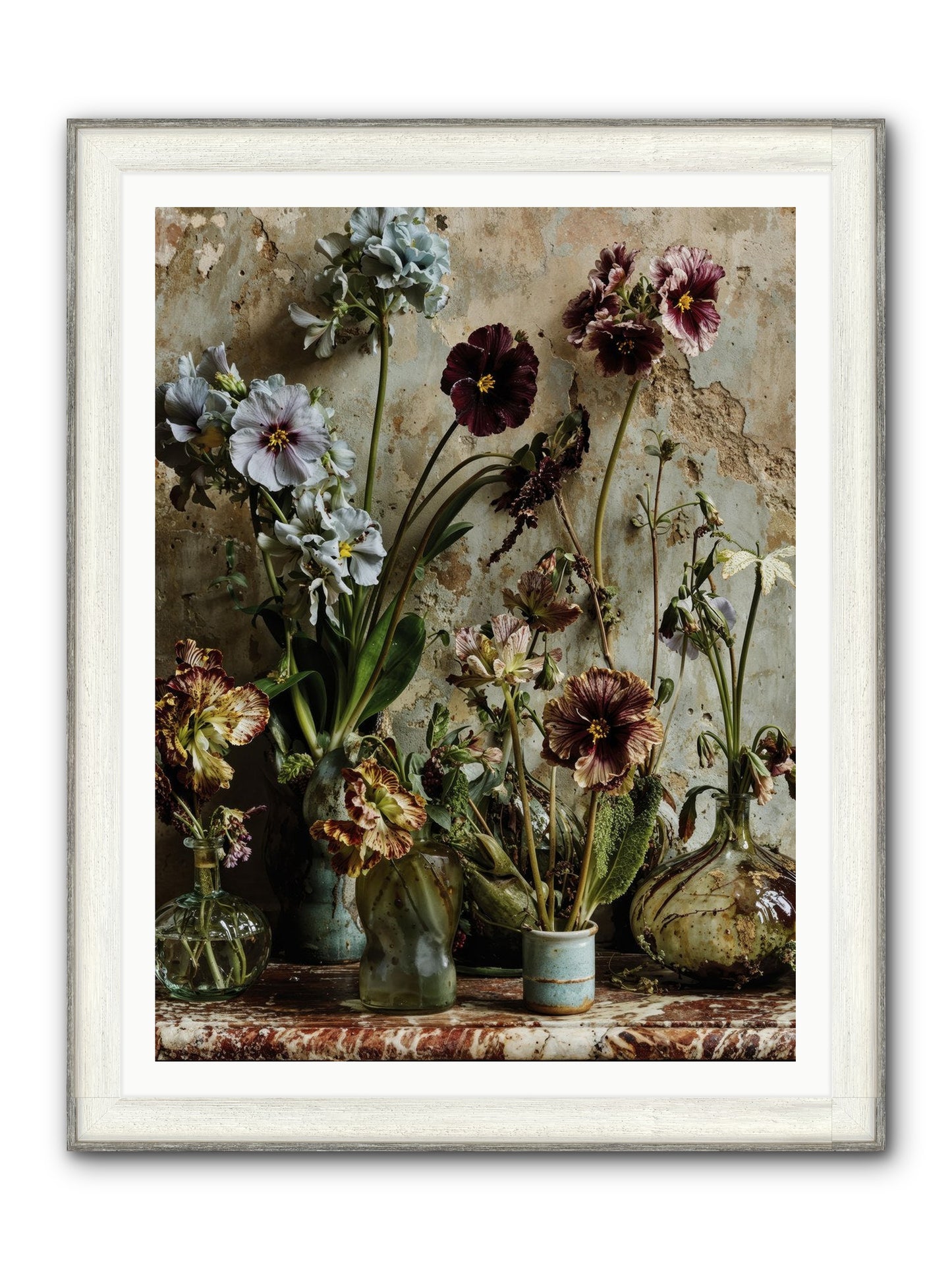 The Space Between Souls Framed Print - Driftwood White 36x48