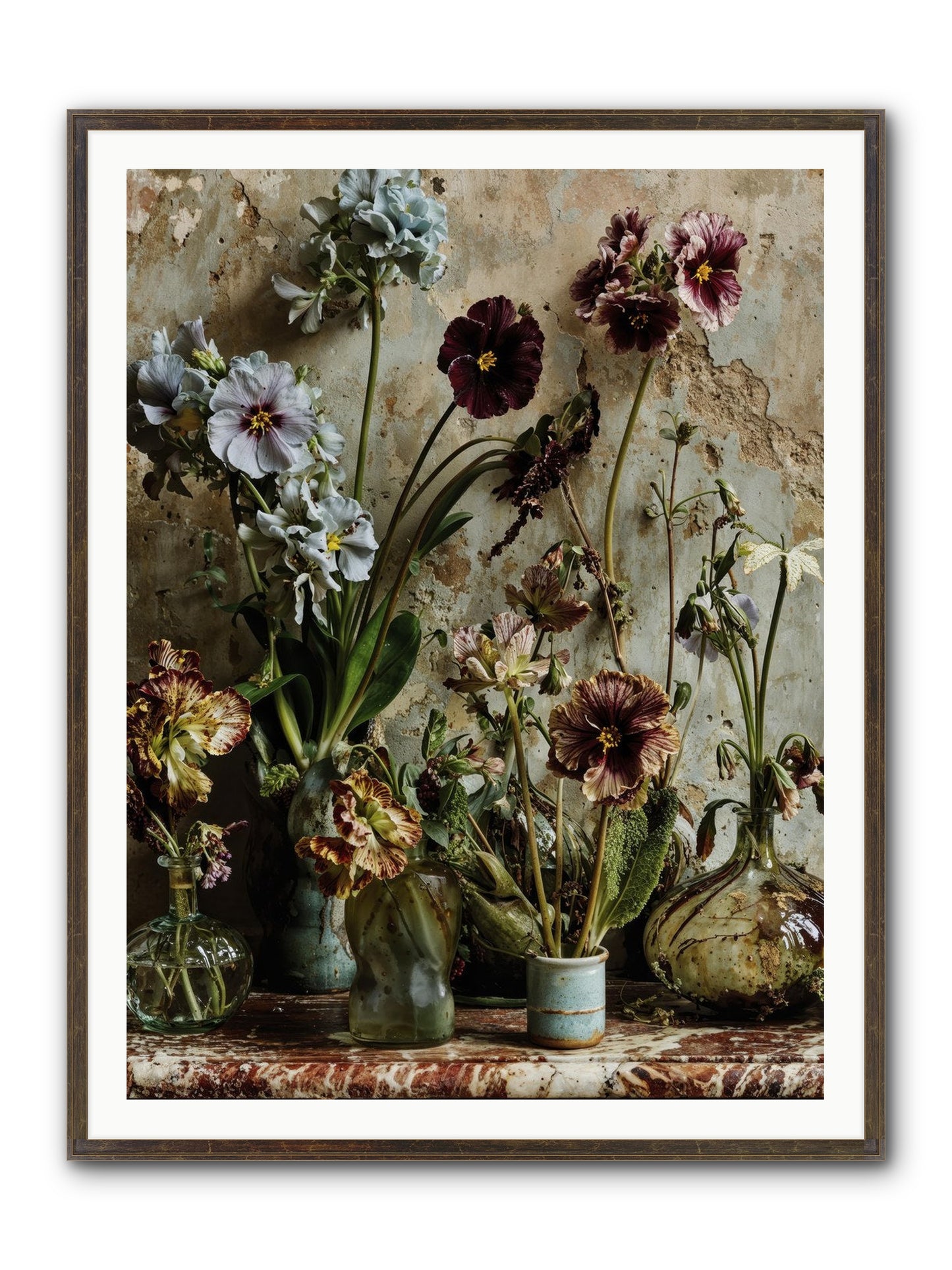 The Space Between Souls Framed Print - Slimwoods Black/Gold 36x48