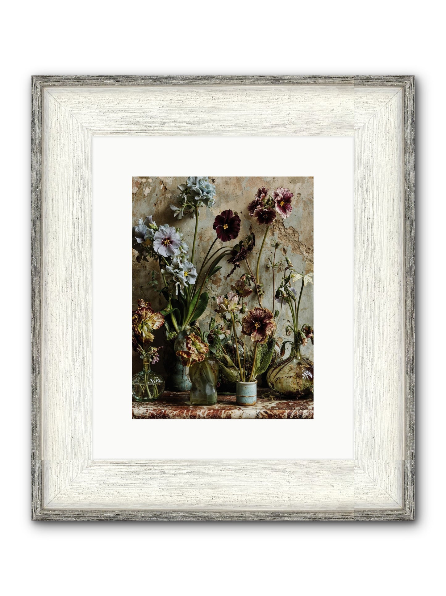 The Space Between Souls Framed Print - Driftwood White 9x12
