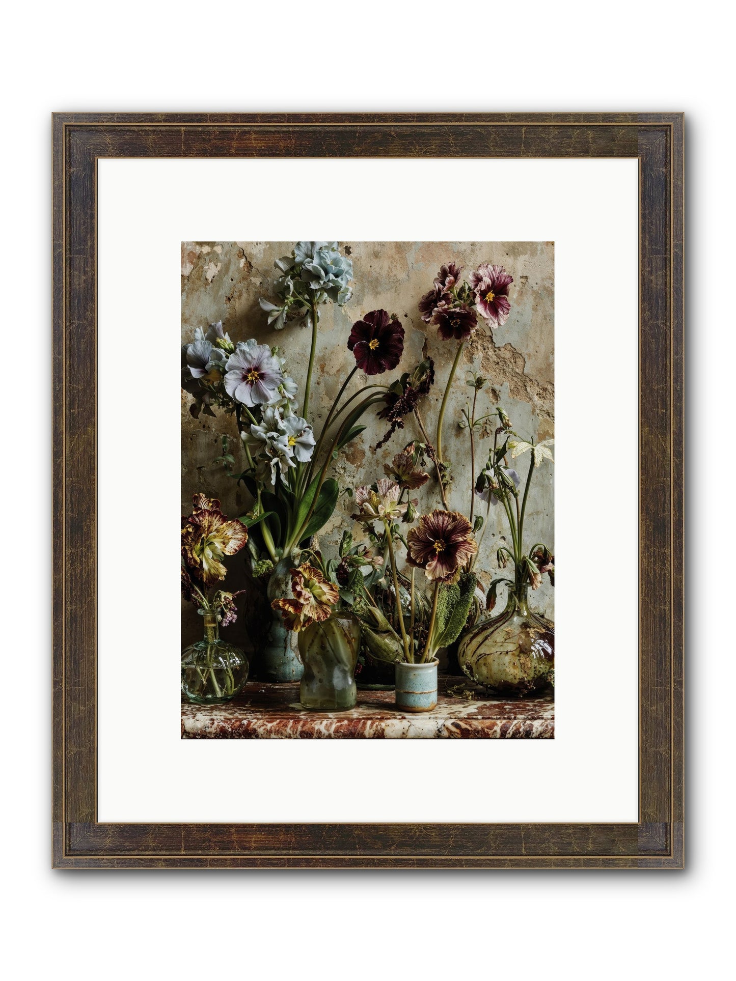 The Space Between Souls Framed Print - Slimwoods Black/Gold 9x12