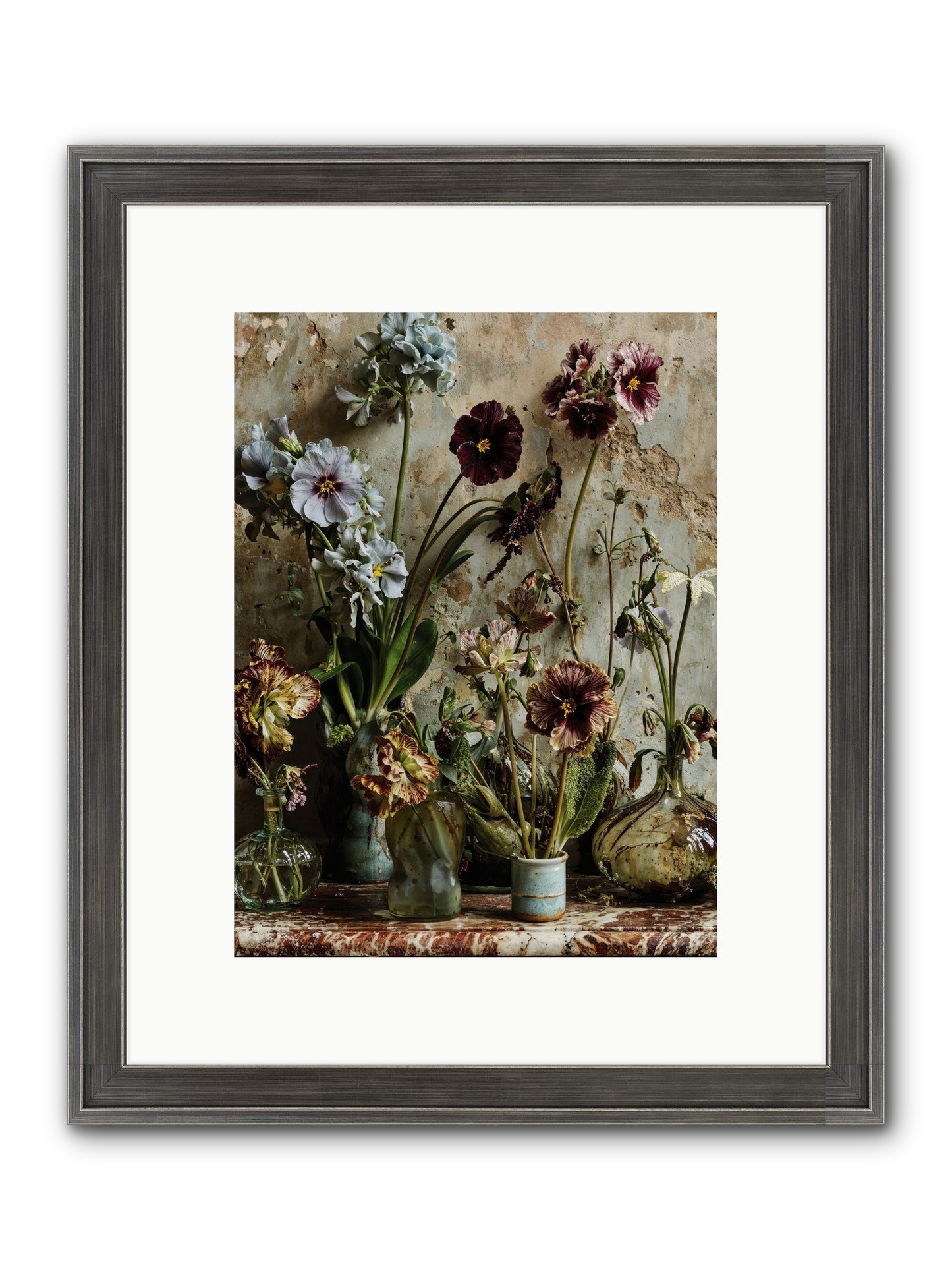 The Space Between Souls Framed Print - Slimwoods Black/Silver 9x12